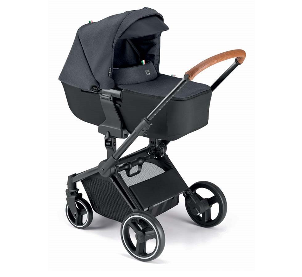Kombi-Kinderwagen CAM Next Evo 3-in-1 inkl. Auto-Babyschale und faltbare Wanne