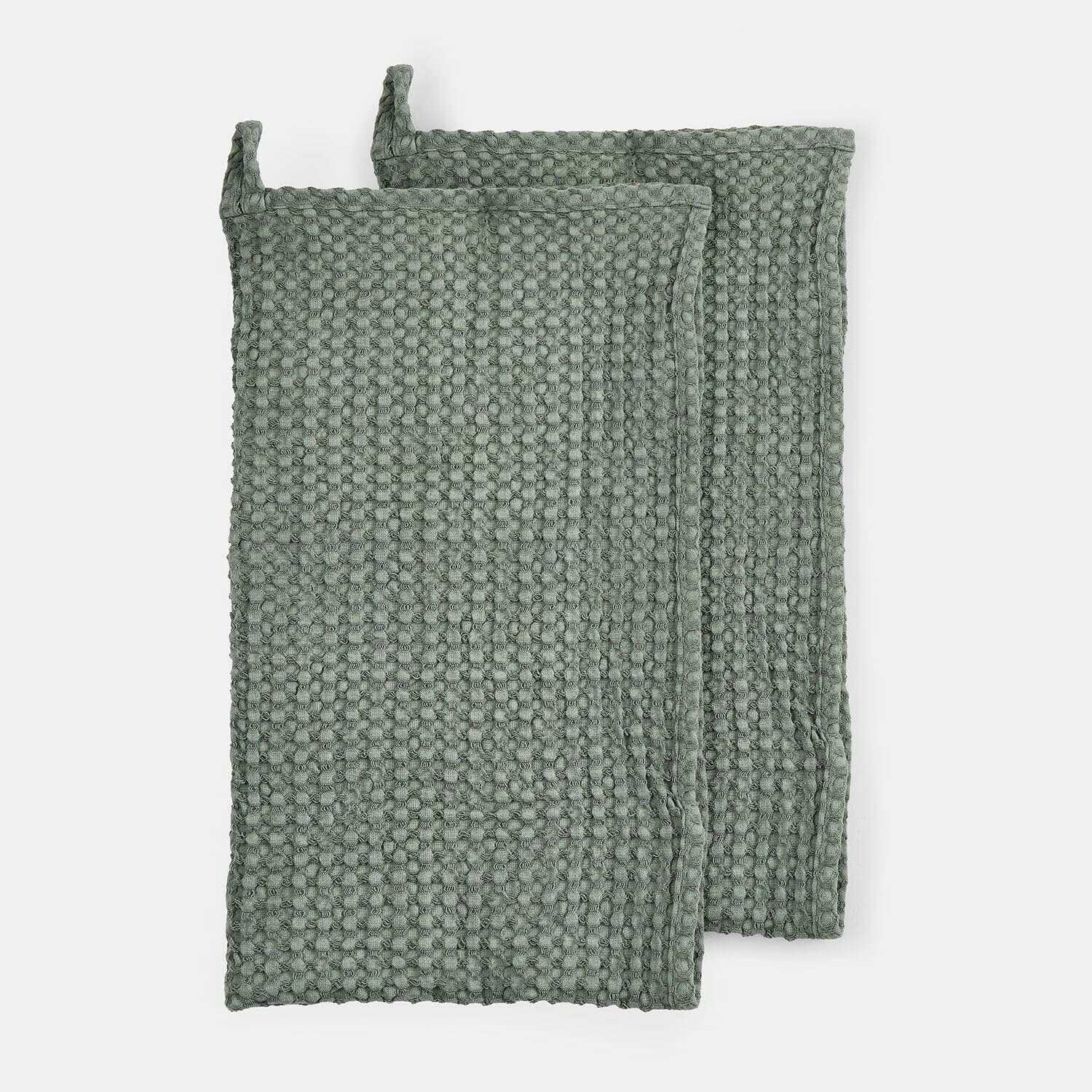 Mirabeau Handtuch Handtuch 2er Set Maralei grün, 100% Baumwolle