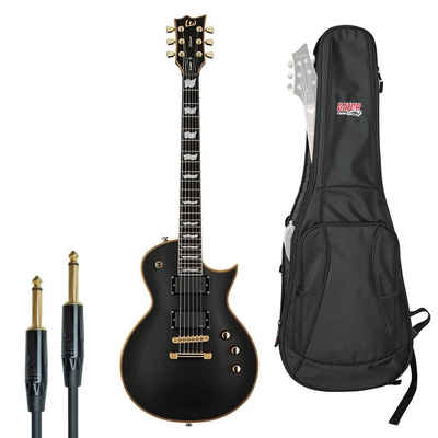 ESP LTD E-Gitarre ESP LTD EC-1000VB E-Gitarre mit Gator Tasche und Kabel, Mit Gig Bag und Kabel