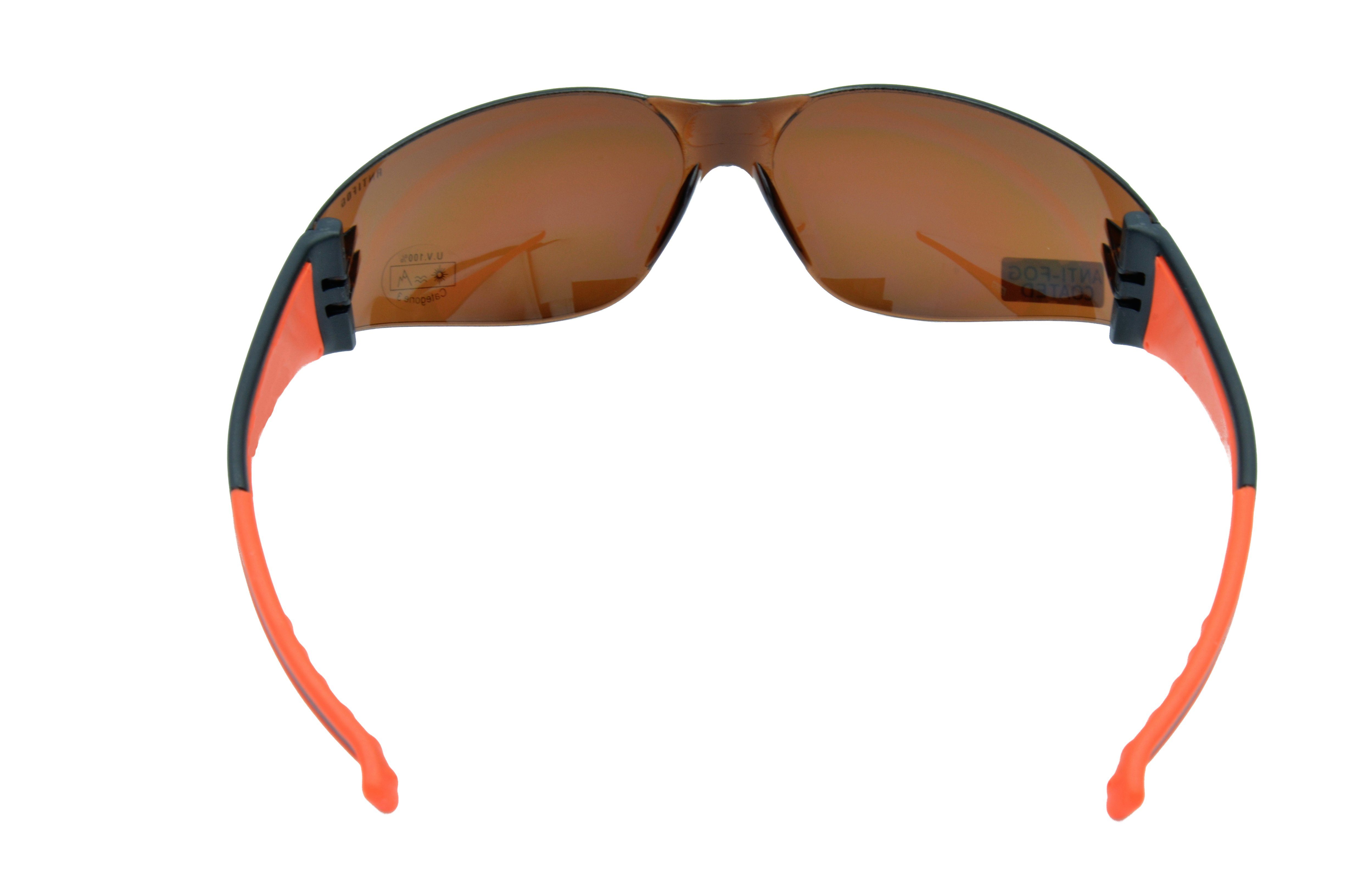 grau, Gamswild Fahrradbrille Herren Skibrille Sonnenbrille brau, braun WS7122 orange, Damen Sportbrille ANTIFOG Unisex,