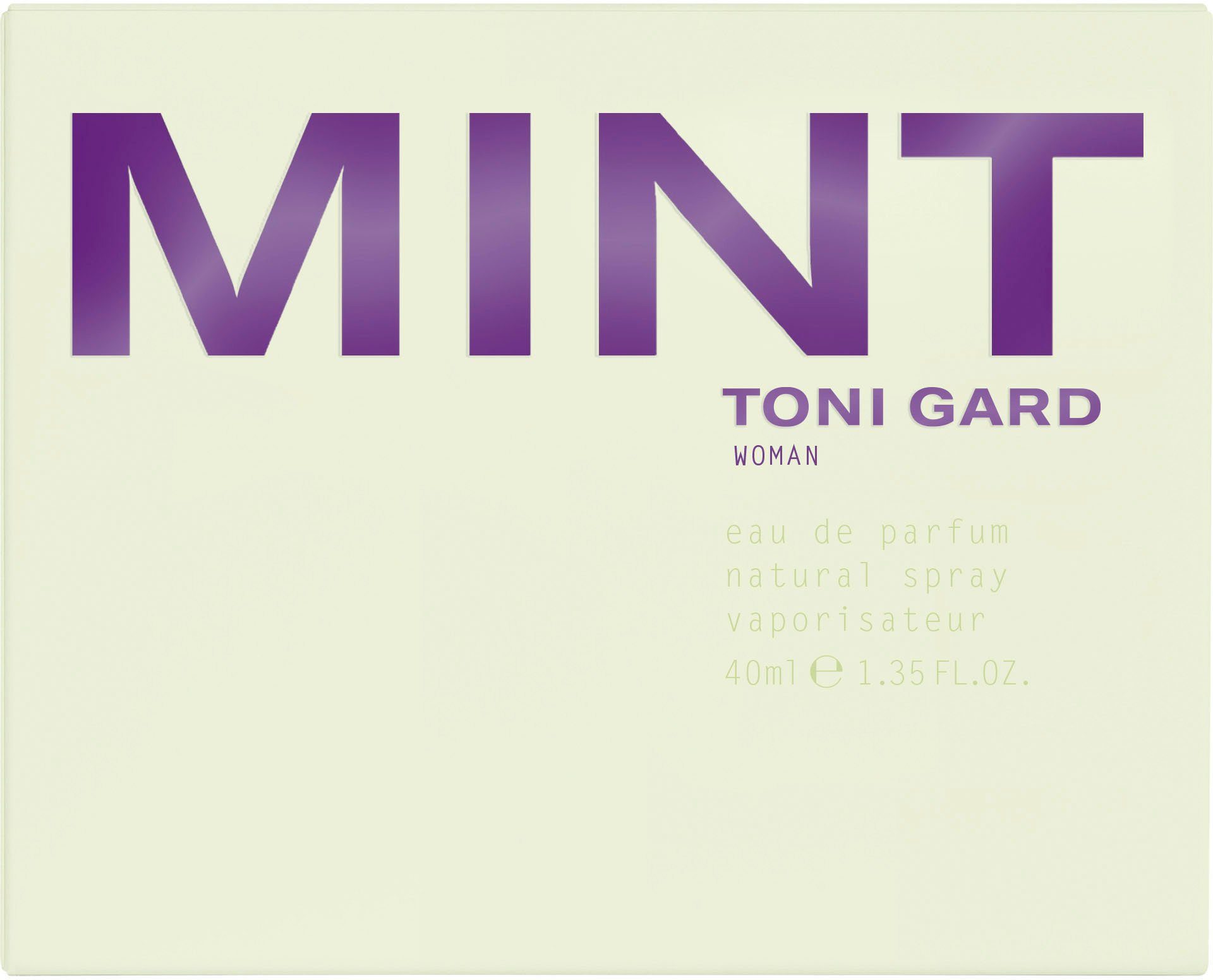 TONI GARD Eau de Parfum Toni Gard Mint, mit einer stilvollen Präsenz
