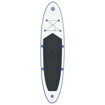 vidaXL Schlauchboot Stand Up Paddle Surfboard SUP Aufblasbar Blau und Weiß