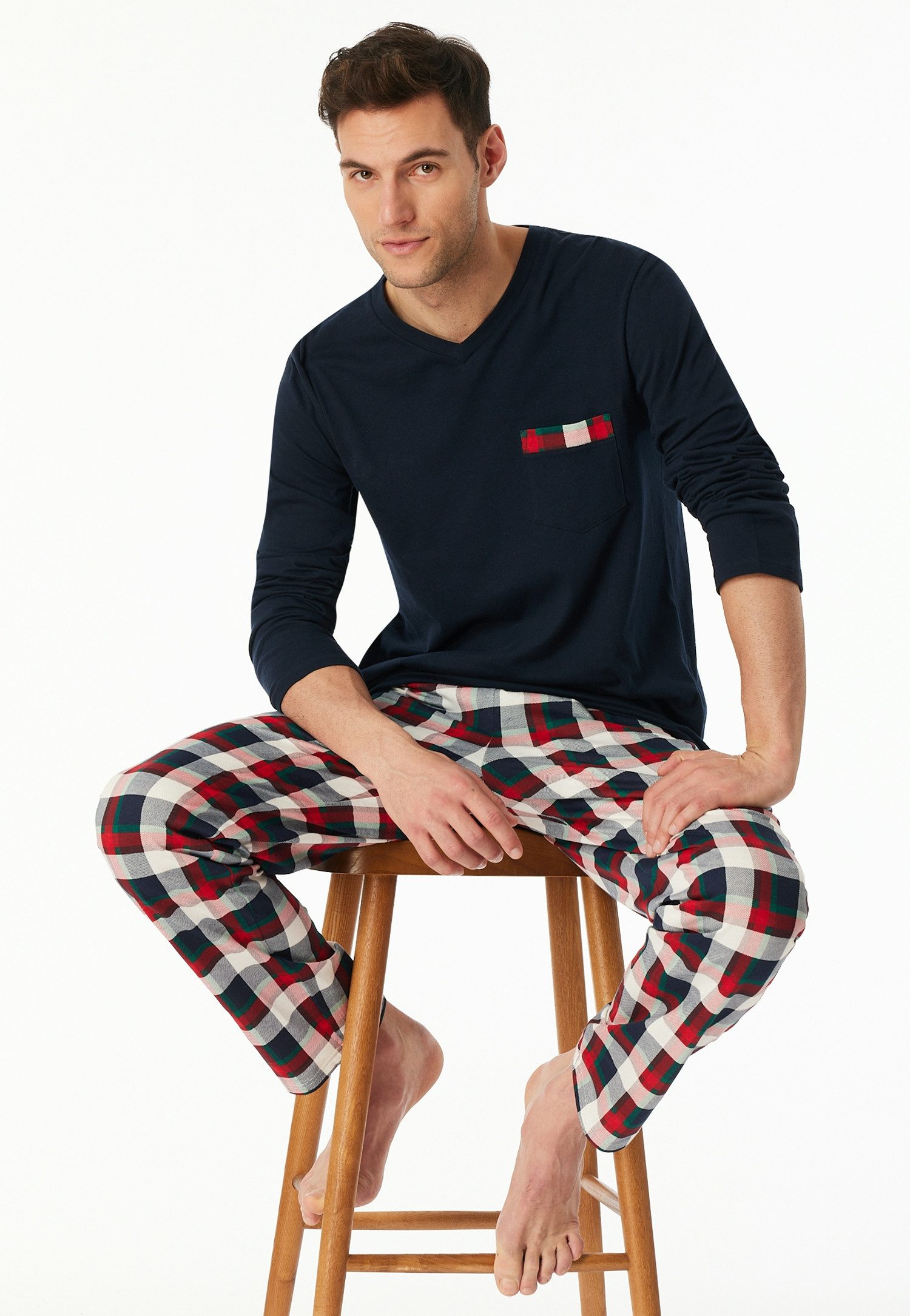 Schiesser Schlafanzug Schlafanzug lang günstig online kaufen