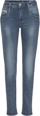 Herrlicher High-waist-Jeans RADINA RECYCLED DENIM mit leichtem Push-Up-Effekt