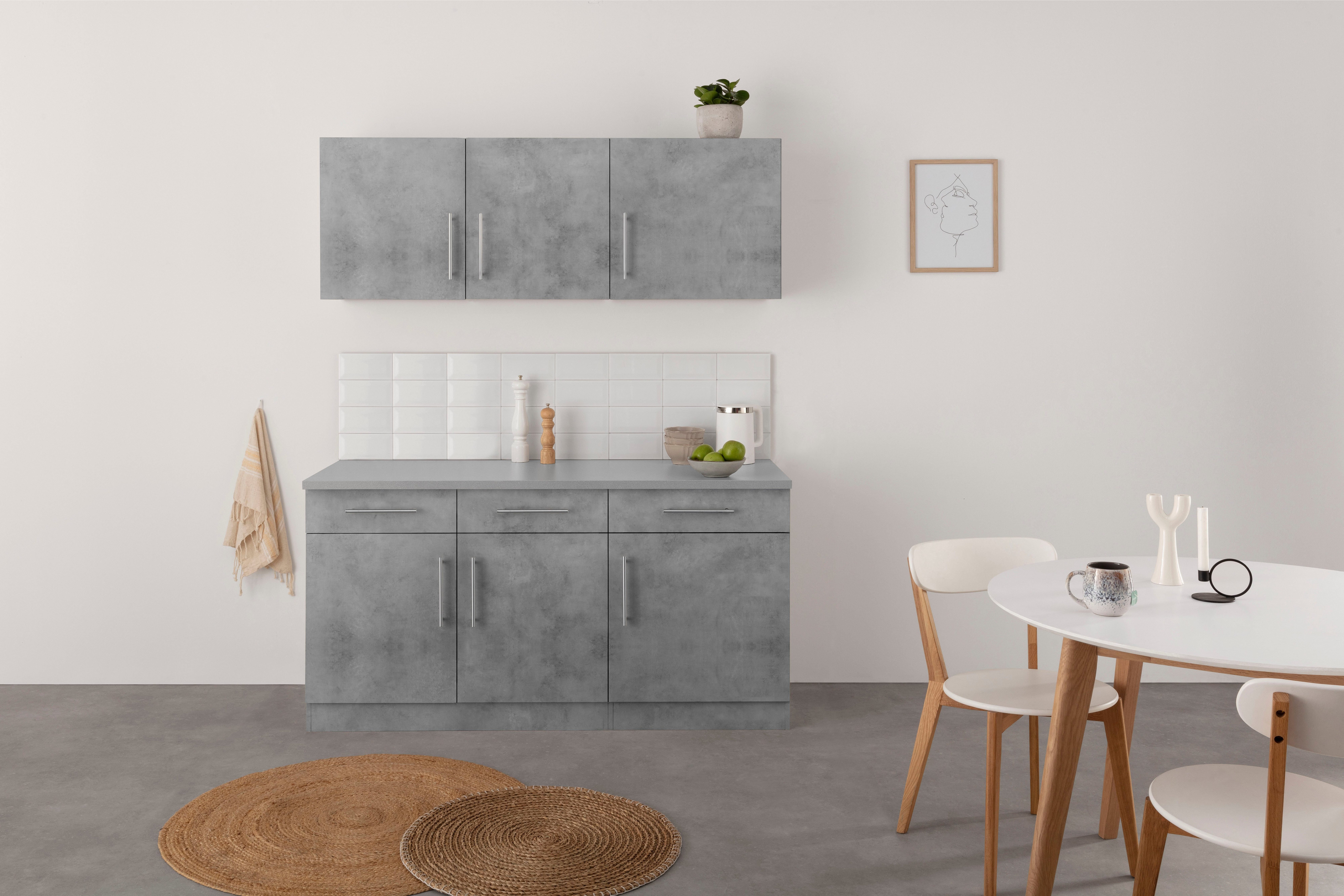 wiho Küchen Pantryküche "Cali", ohne E-Geräte, günstig online kaufen