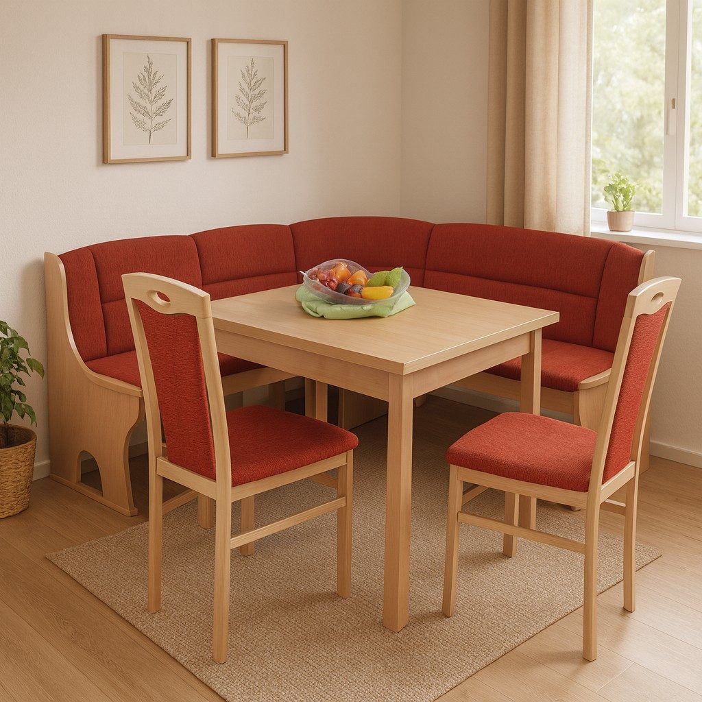 moebel-direkt-online Eckbankgruppe 4tlg. Eckbankgruppe, Stellfläche 125x165 günstig online kaufen