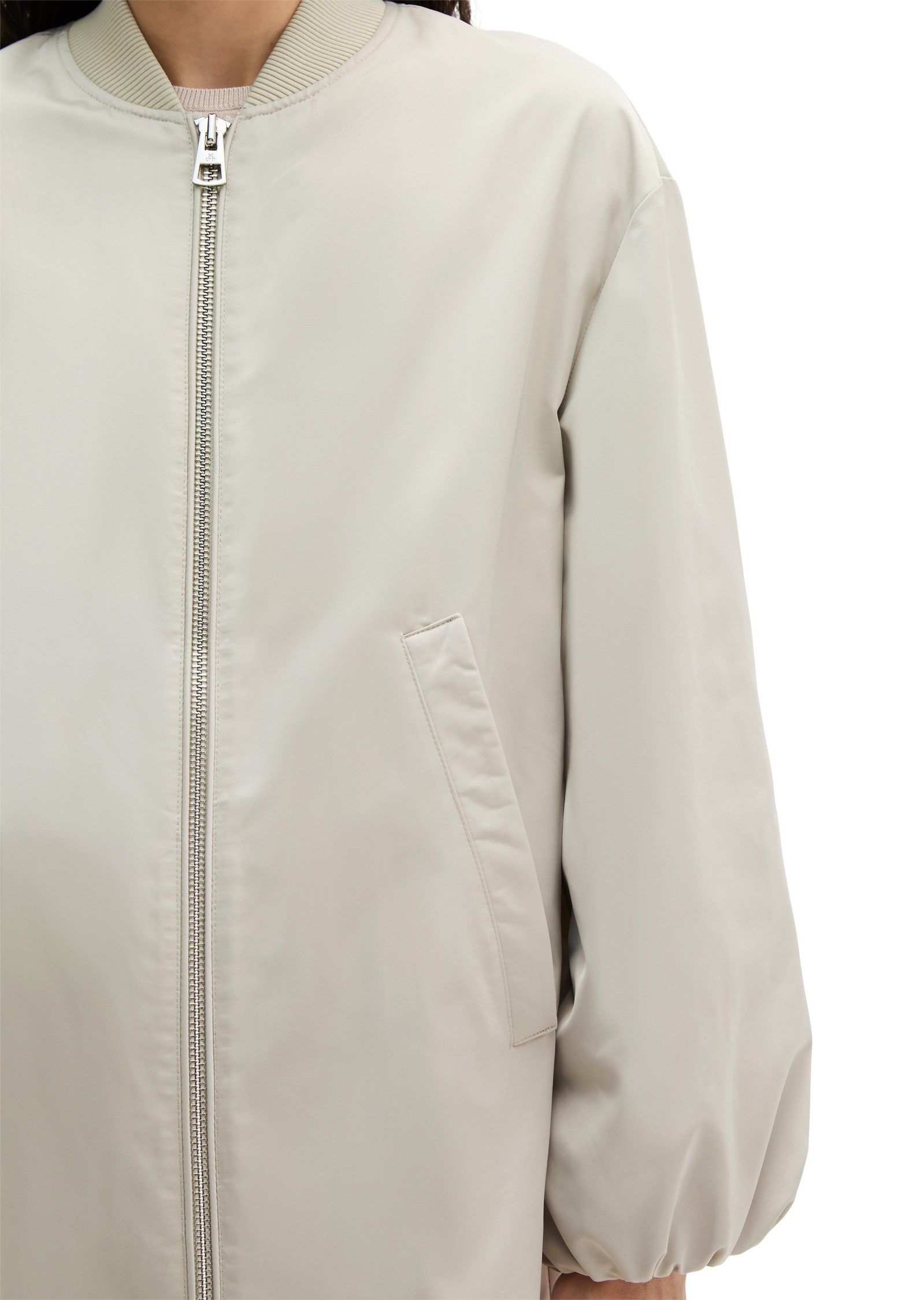 Marc O'Polo Kurzmantel aus recyceltem Polyester-Twill – Bild 4 von 5