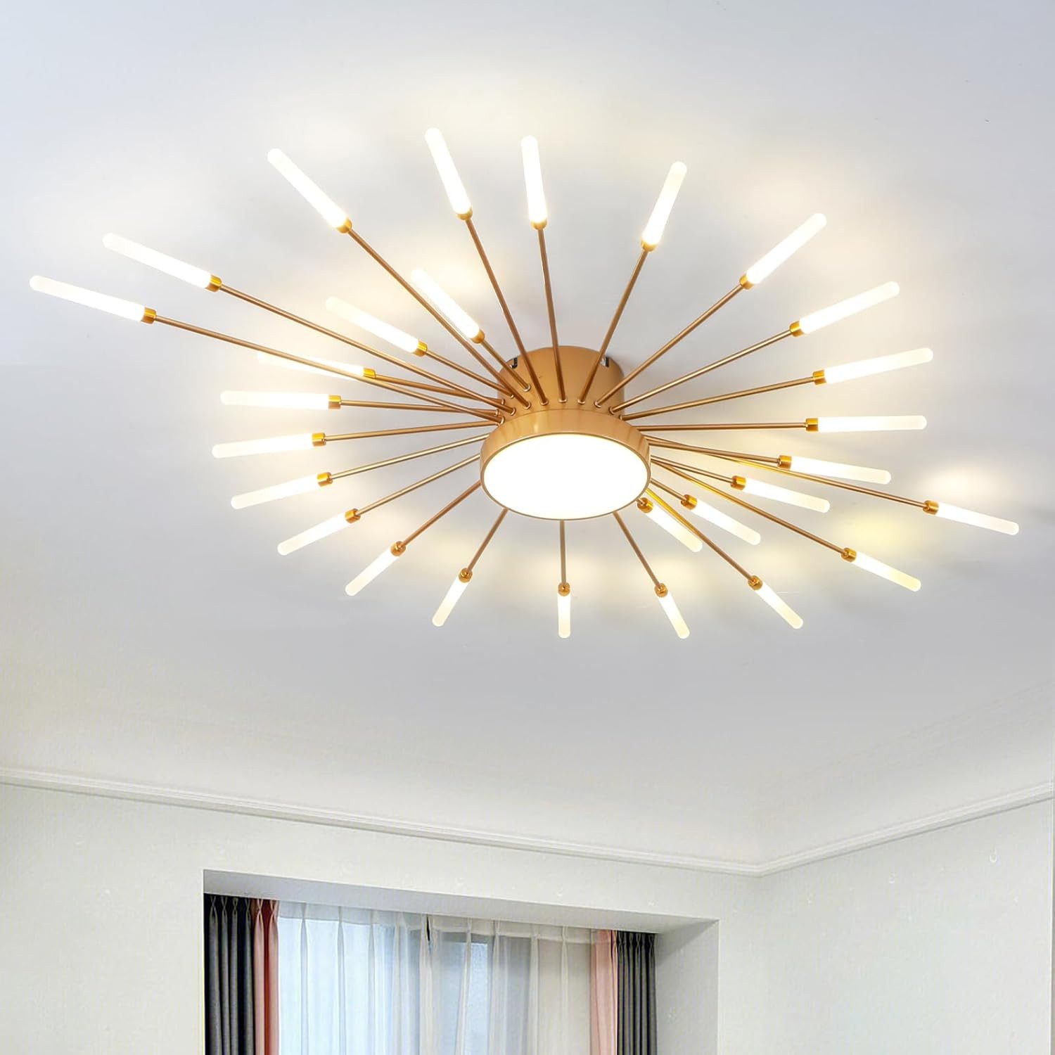 RRBEST Deckenleuchte LED Deckenleuchte Wohnzimmer, Moderne Minimalistische Deckenlampe, Moderne Minimalistische Deckenlampe für Wohnzimmer, Schlafzimmer
