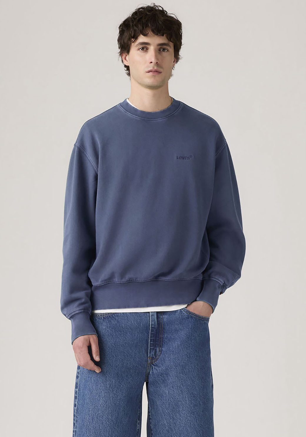Levi's® Sweatshirt AUTHENTIC CREW mit Logostickerei günstig online kaufen