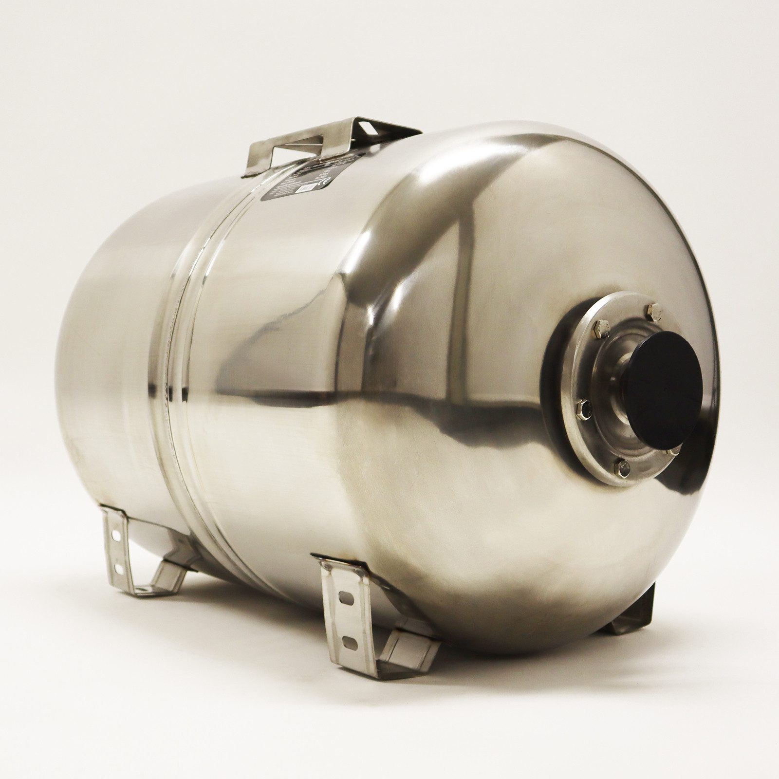 Bituxx Membran-Druckbehälter Edelstahl 100L, 100 l, 8 bar