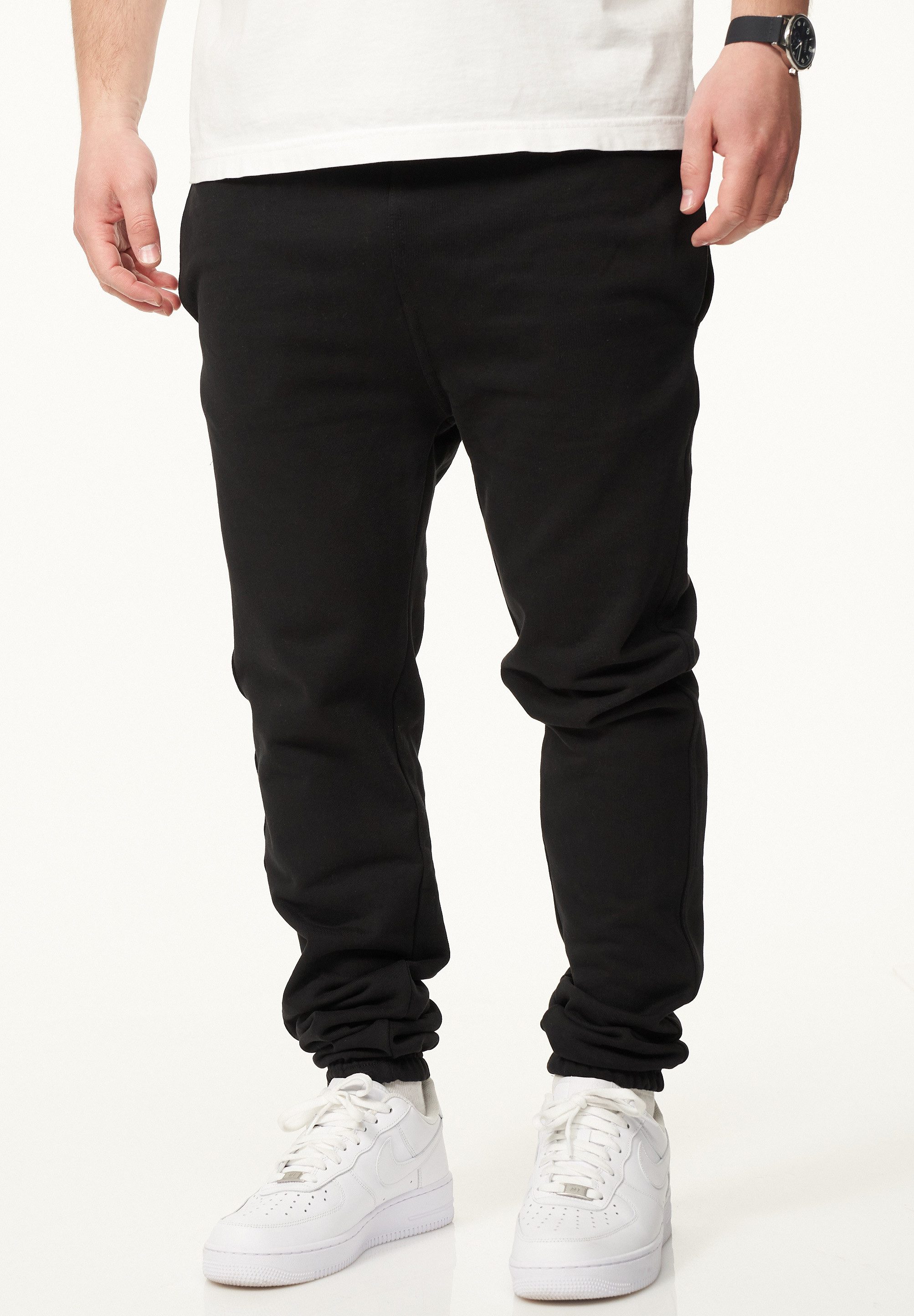 BEHYPE STUDIOS Jogginghose IM REGULAR-FIT Herren Lange Sporthose Trainingshose Freizeithose