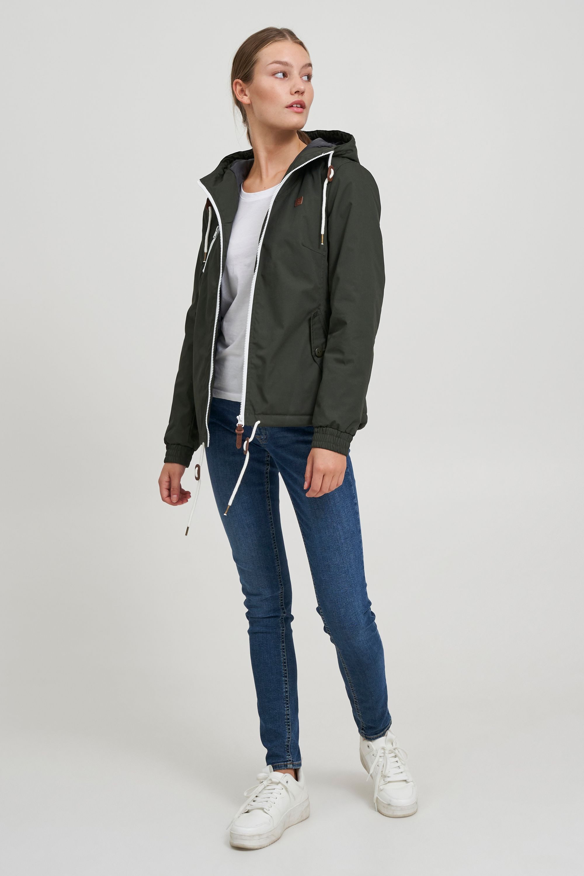 OXMO Kurzjacke OXTilda Kurzjacke mit Kapuze günstig online kaufen