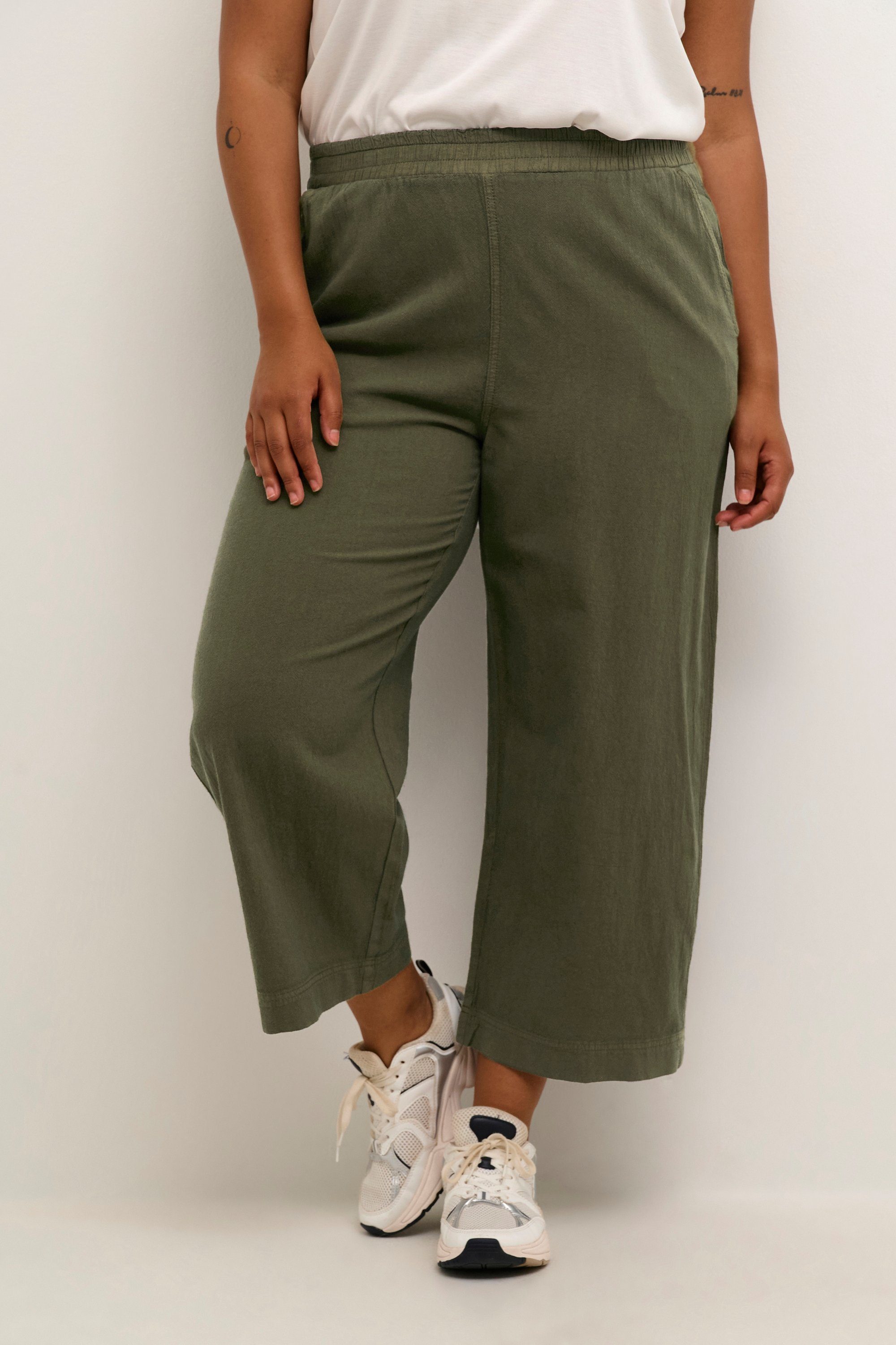 KAFFE Curve Stoffhose Casual Hose KCnana Große Größen günstig online kaufen