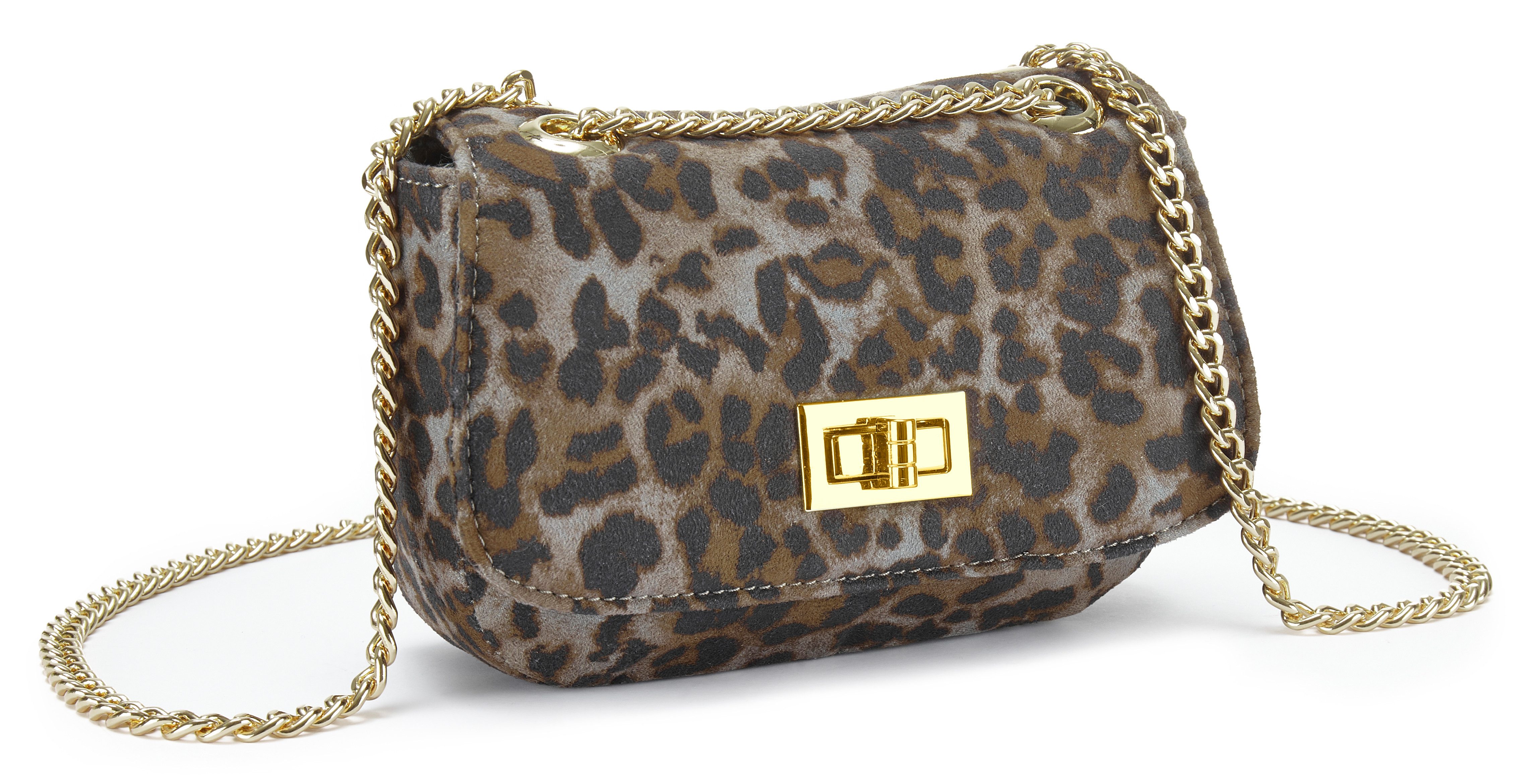 Vivance by Lascana Umhängetasche, Minibag, Handtasche, Henkeltasche, Crossbody Bag, Leo-Optik VEGAN