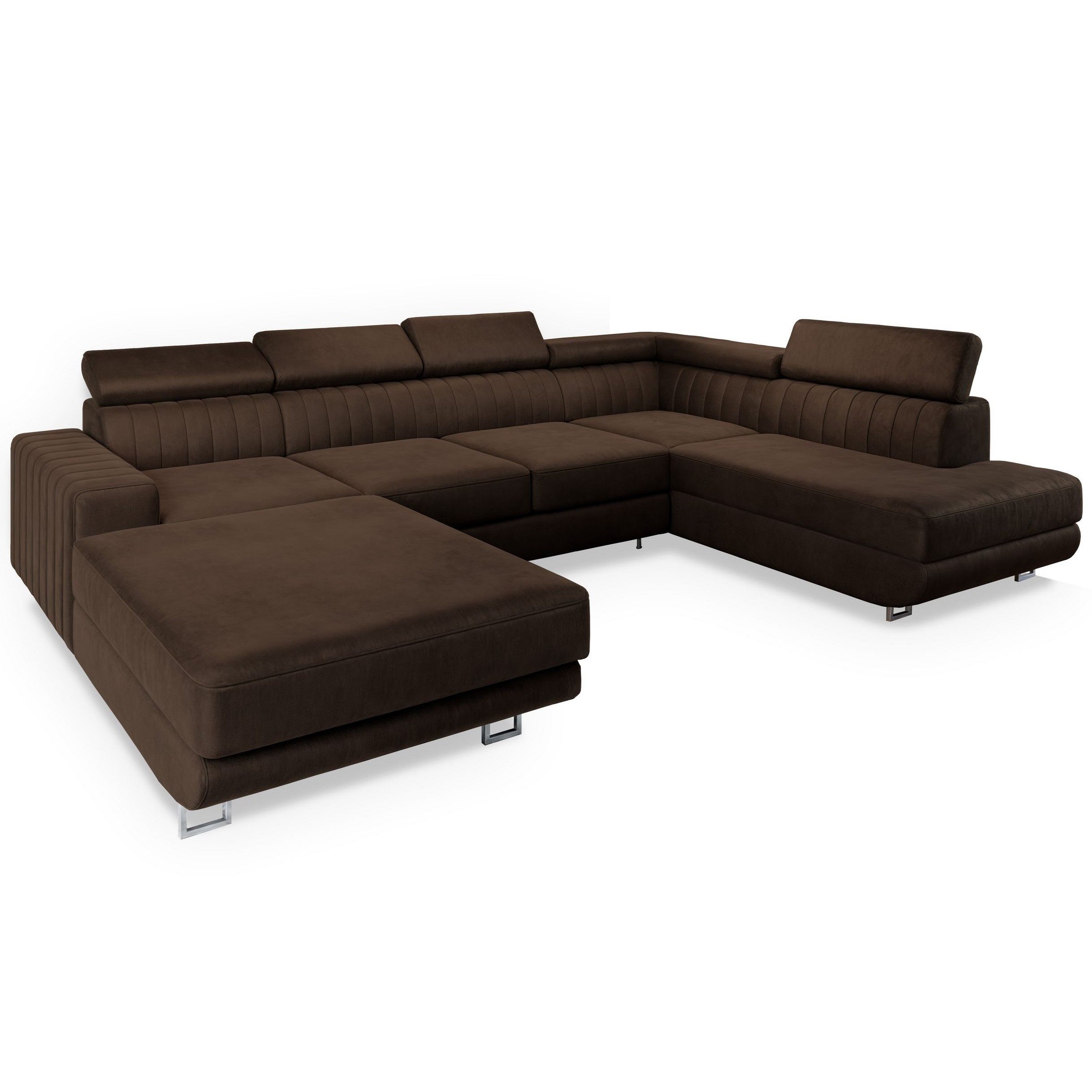 Masseno Ecksofa SIENA mit Schlaffunktion U-Form, Sofa mit Bettkasten günstig online kaufen