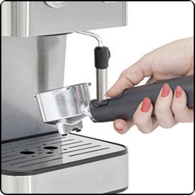ProfiCook Espressomaschine Profi Cook PC-ES 1209 Espressomaschine mit Siebträger Edelstahl 850 W