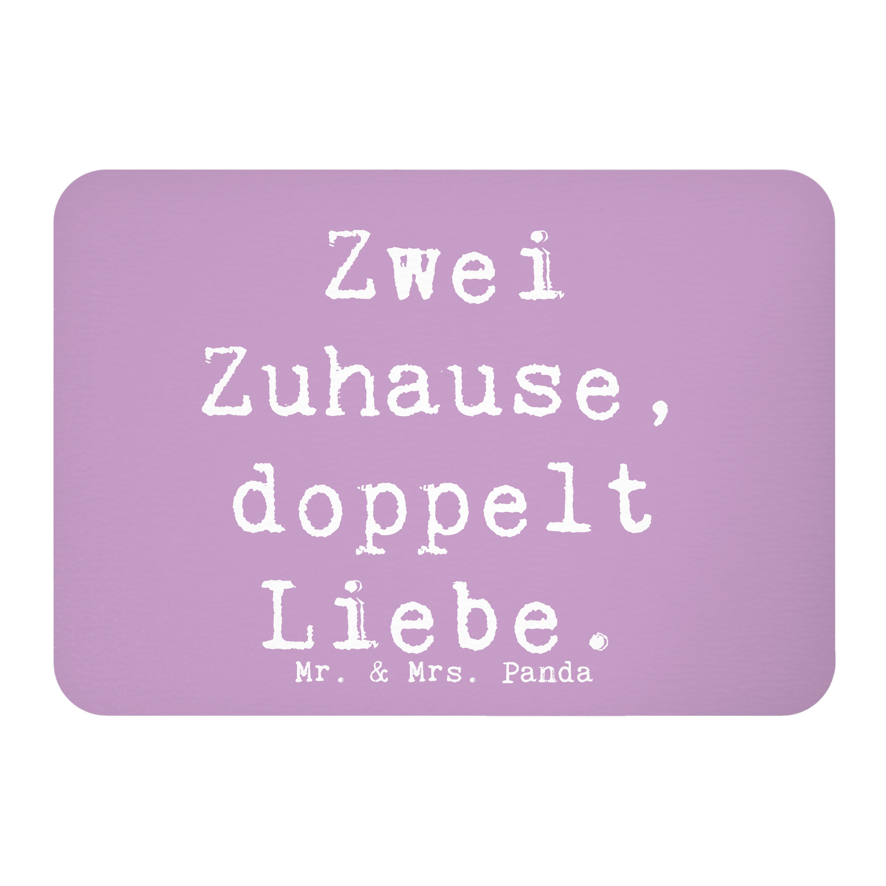 Magnet Spruch Trennung von den Eltern - Lavendeltraum - Geschenk, Zwei Zuhau