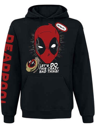 MARVEL Kapuzensweatshirt »Deadpool Bad Thing«
