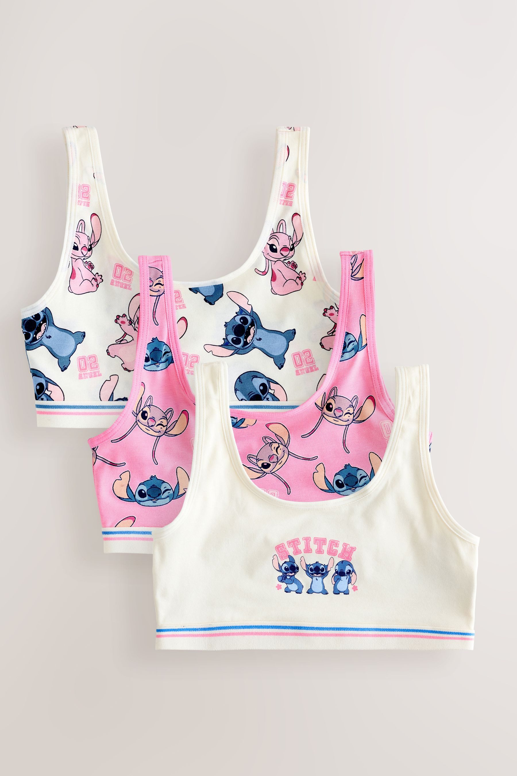 Next Set: Bustier Lilo und Stitch Disney Kurztops, 3er-Pack (3-tlg)