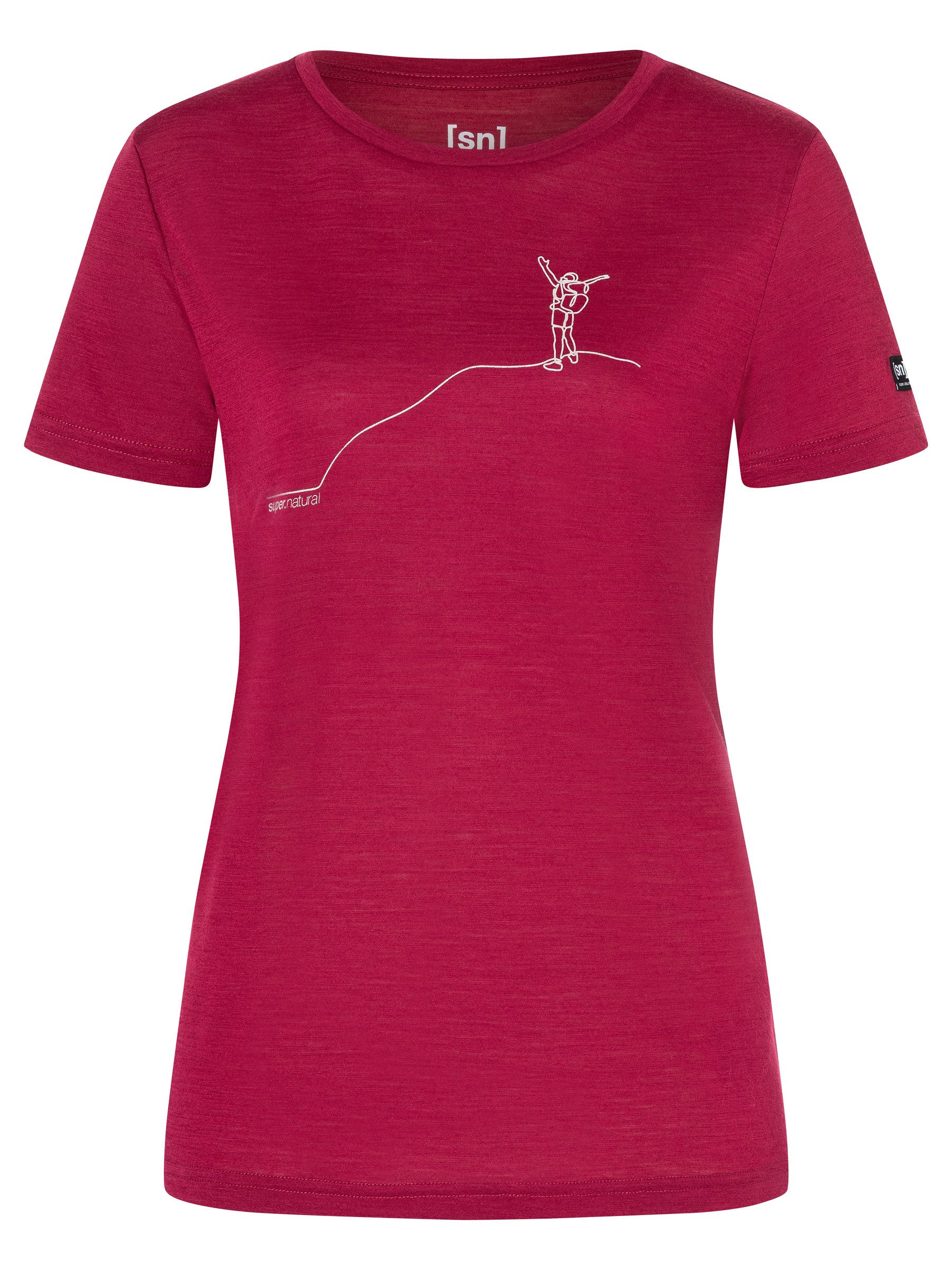 Print-Shirt Merino T-Shirt W GIPFELGLÜCK TEE
