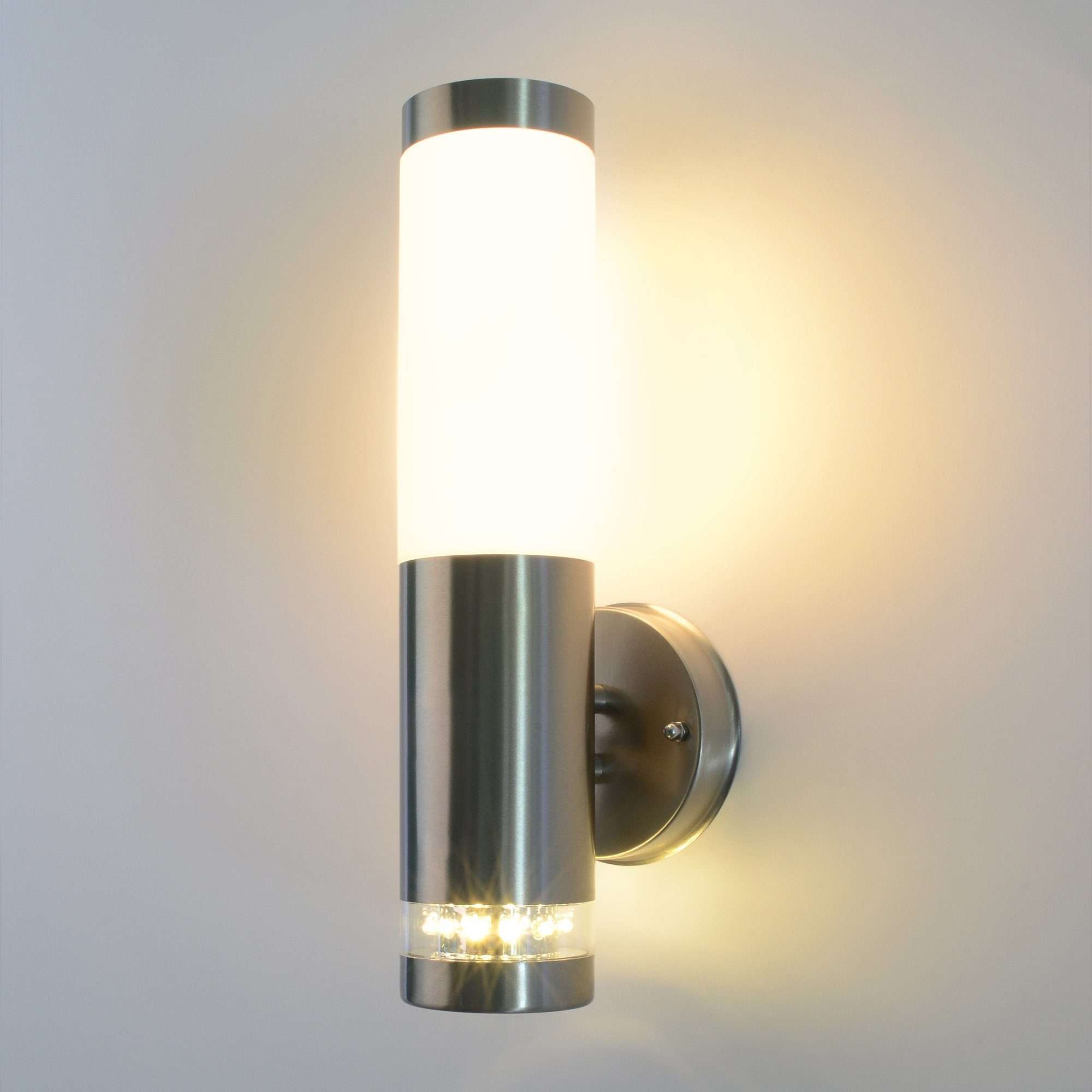 Maxkomfort Außen-Wandleuchte 232A, LED-Ring, ohne Leuchtmittel, günstig online kaufen