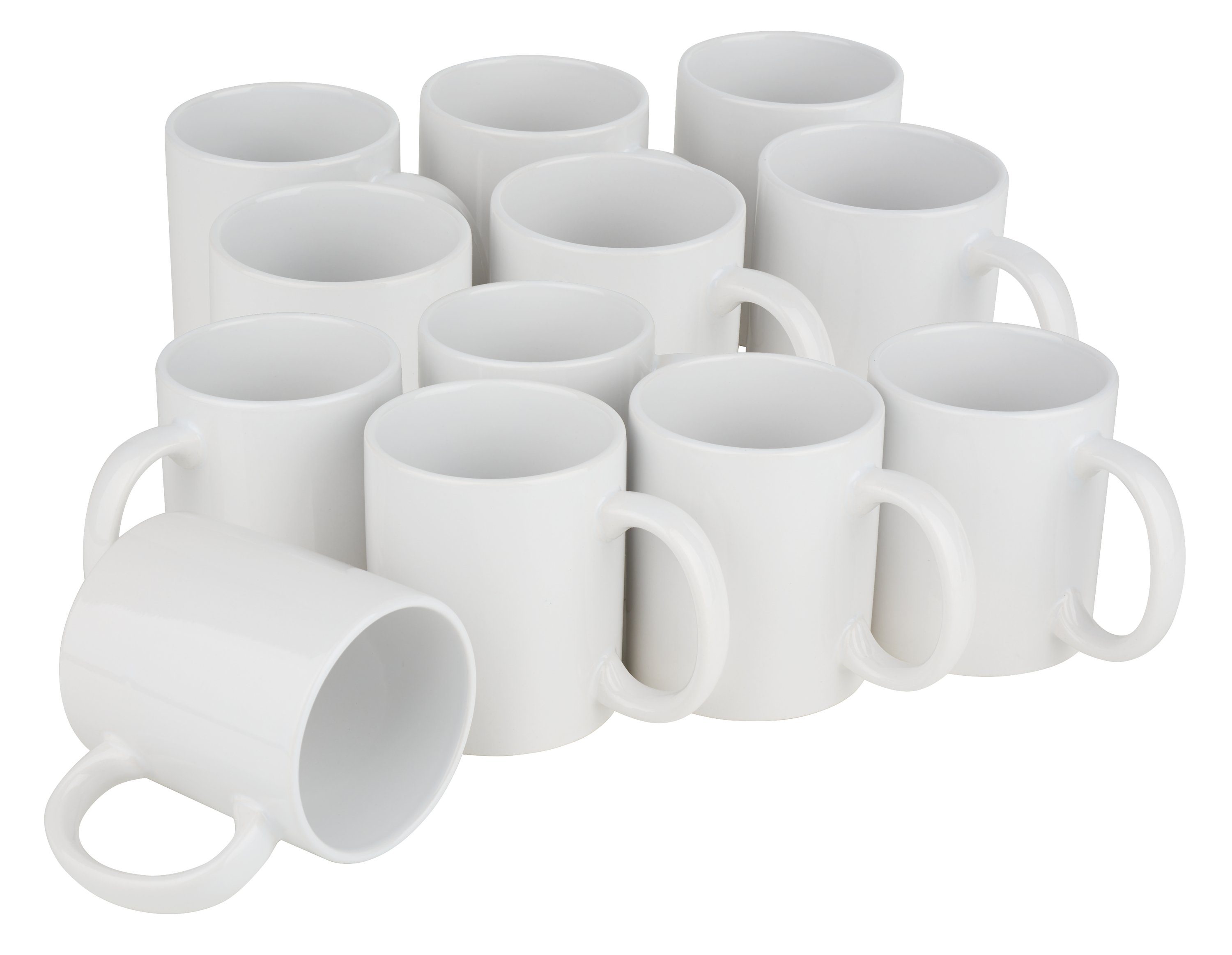 Porzellan, Porzellan, 12 VBS Stück Tasse XXL Basic,