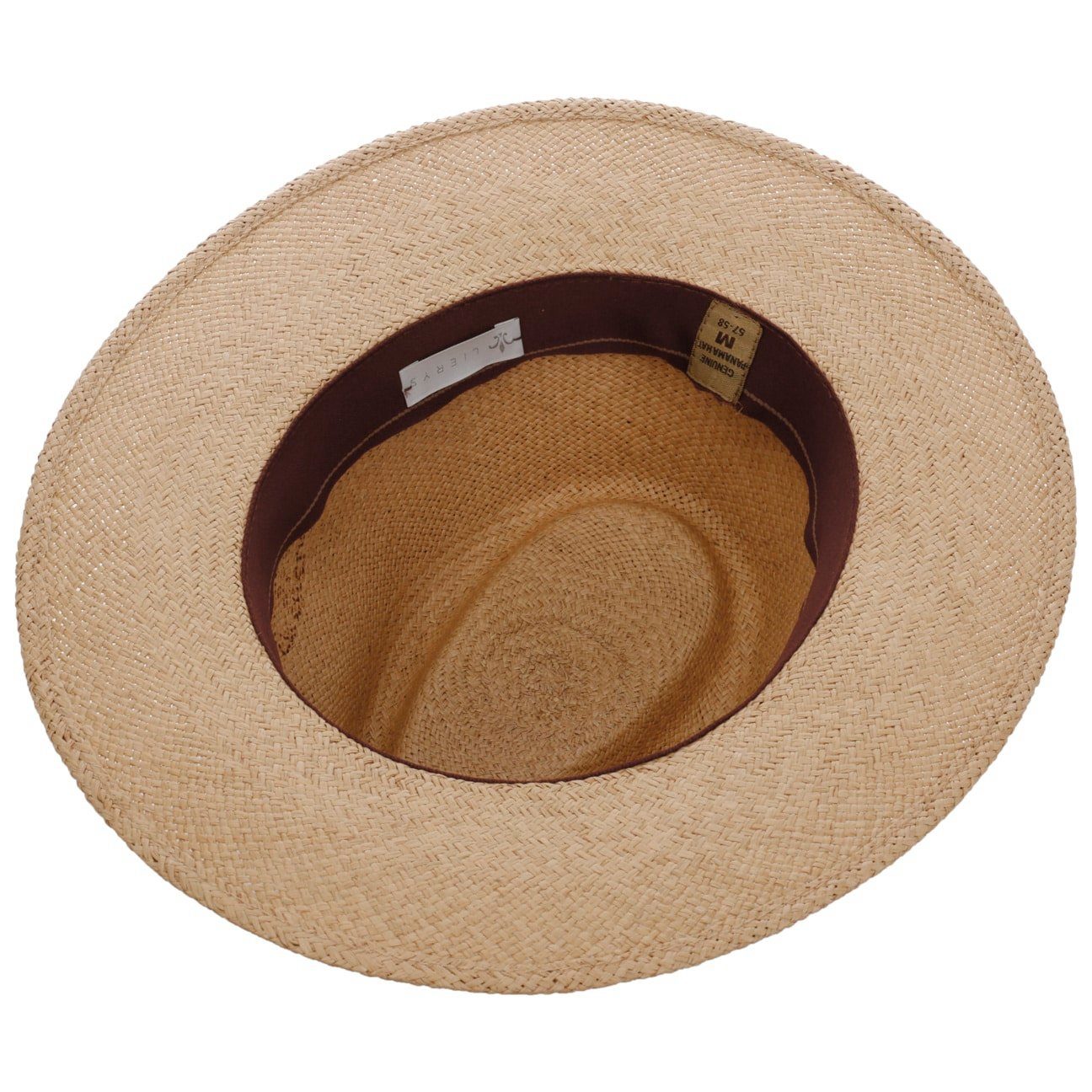 Lierys Sonnenhut (1-St) Panamastrohhut mit Lederband, Made in Ecuador
