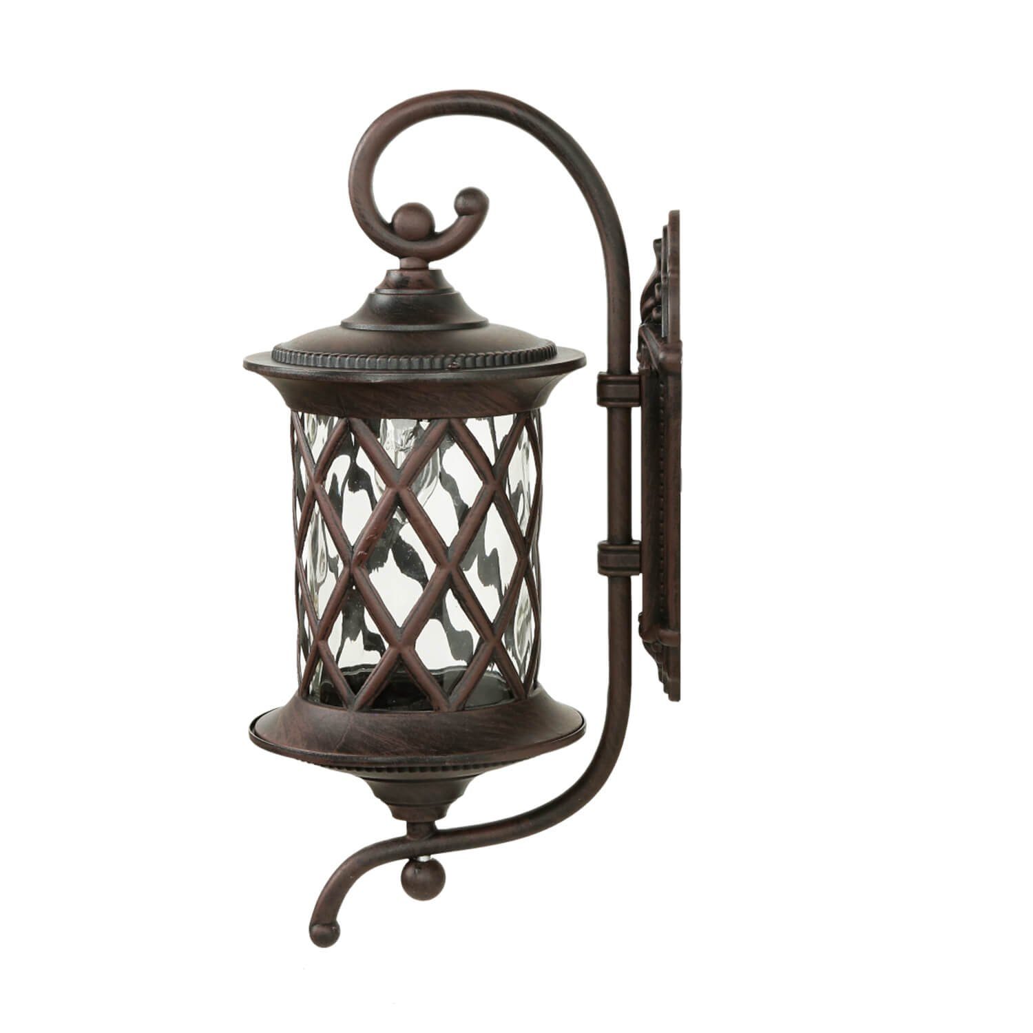 Licht-Erlebnisse Außen-Wandleuchte LANTERN, ohne Leuchtmittel, Antike günstig online kaufen