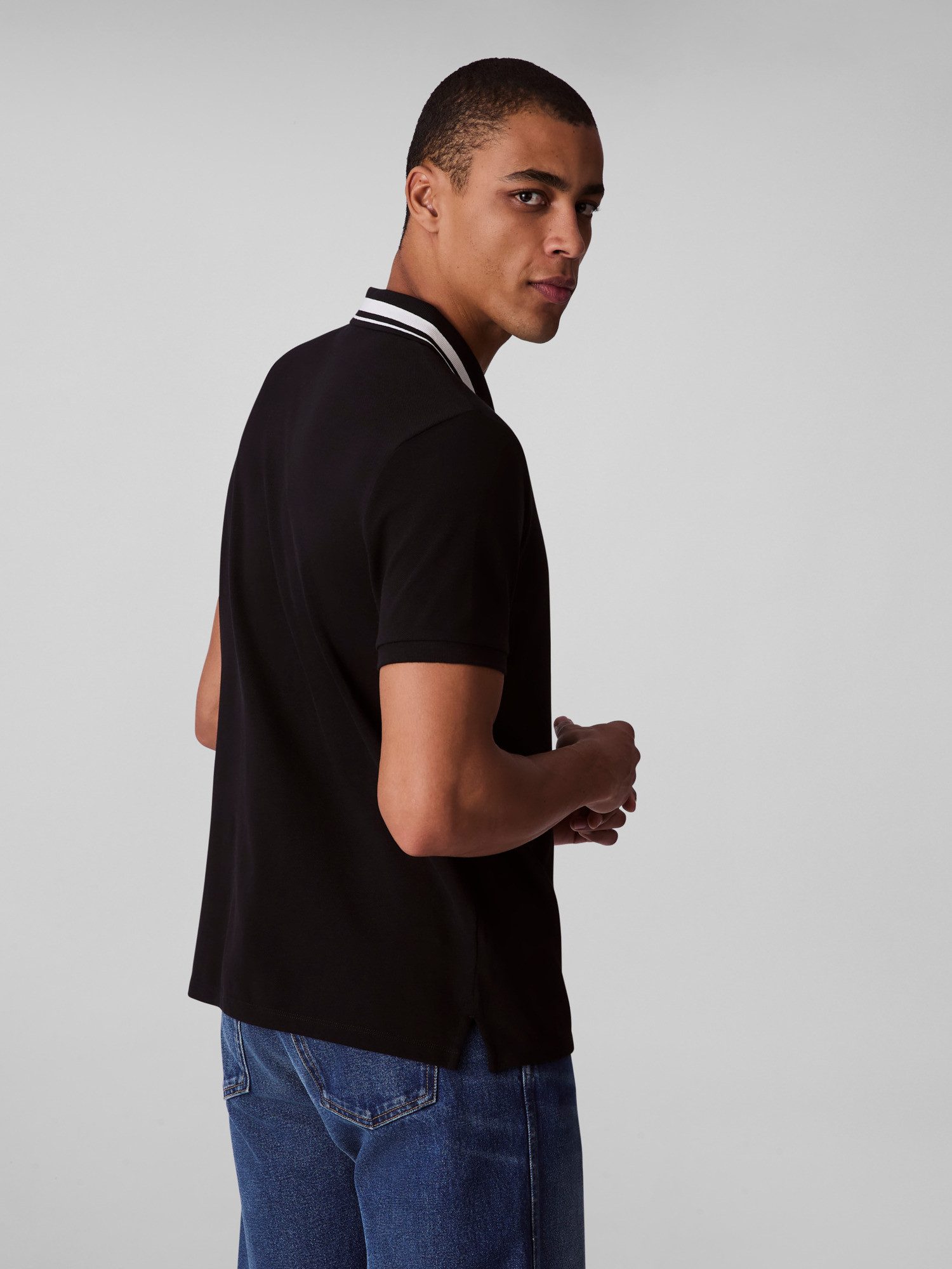 Calvin Klein Jeans Poloshirt SS CSL PQ CLSSC TPPD Mit Rundhalsausschnitt – Bild 3 von 5