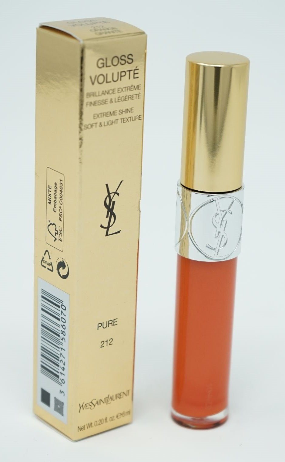 YVES SAINT LAURENT Körperspray Yves 212 Saint Volupte Gloss Lipgloss Laurent Orange Granite