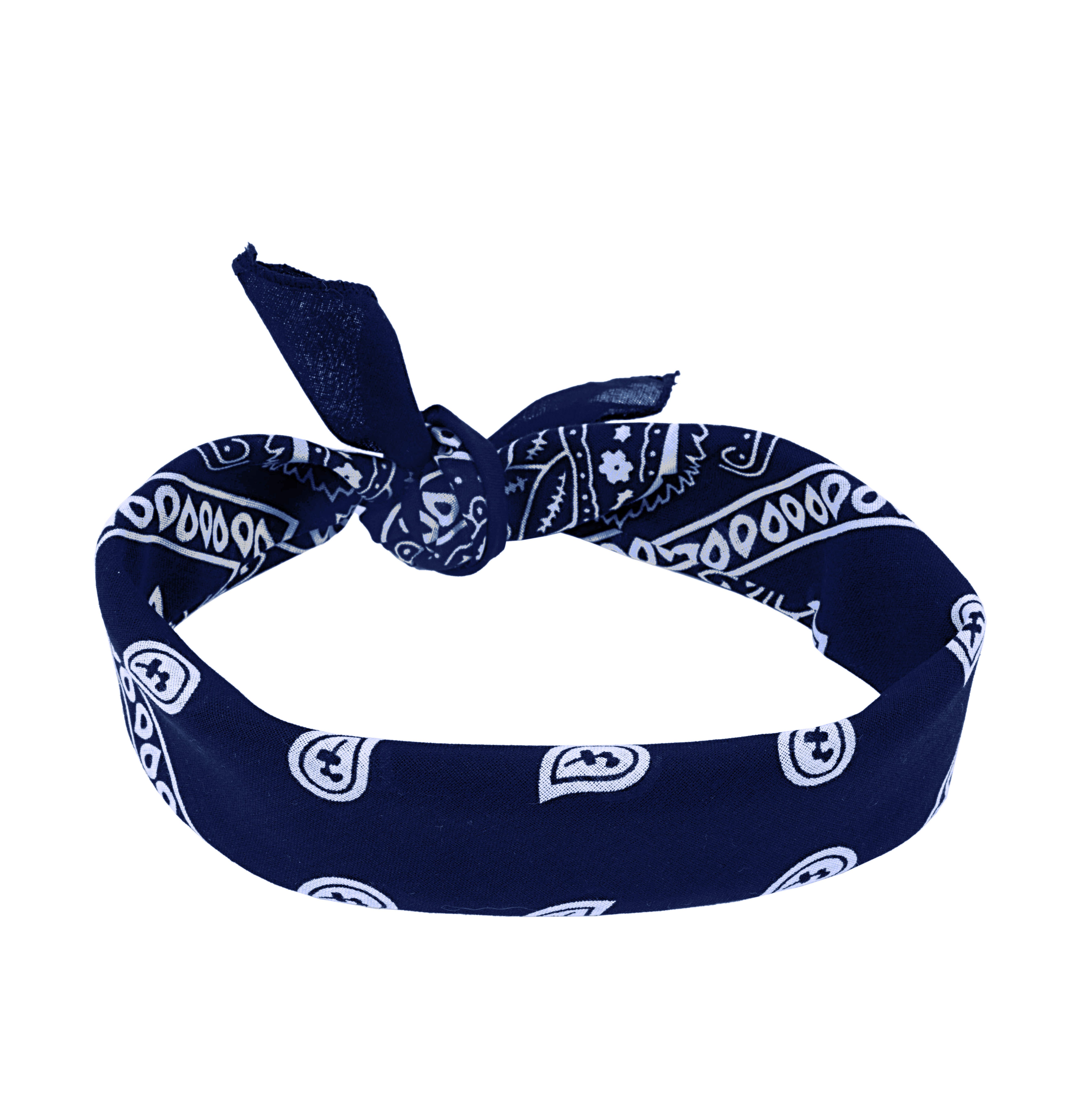 Modescout Stadler Multifunktionstuch Baumwoll-Bandana Navy – Vielseitiges Paisley-Tuch im Doppelpack, (Spar-Set, 2er Pack), Weich, atmungsaktiv und angenehm zu tragen