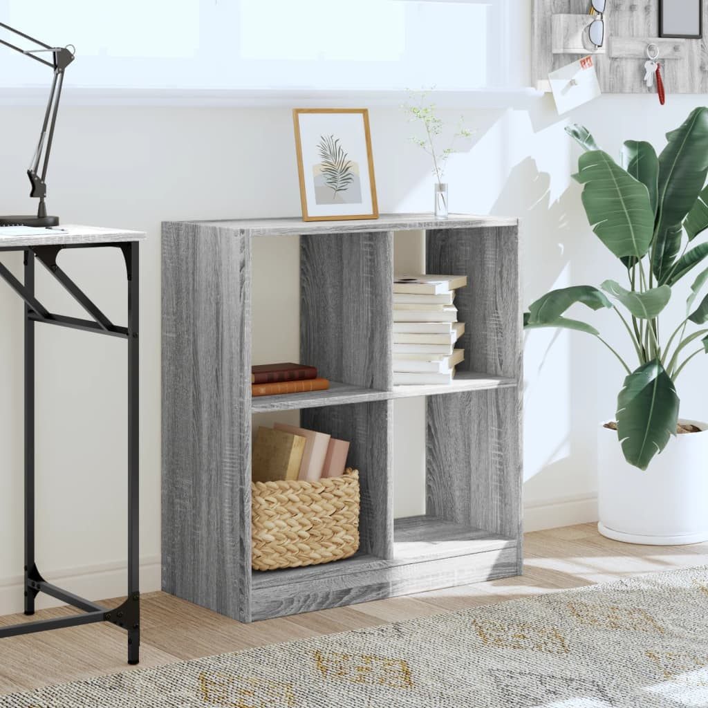 vidaXL Bücherregal Bücherregal Grau Sonoma 68,5x32x75 günstig online kaufen