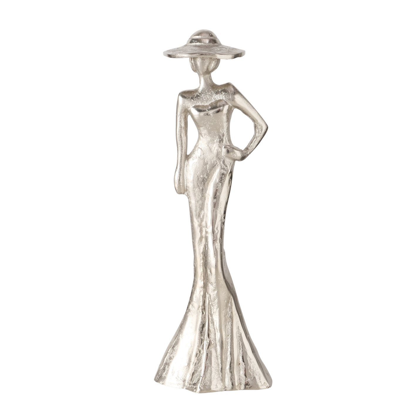 MF Dekofigur Lady Tatjana Elegante Aluminium Figur in Silber – Deko für Inn günstig online kaufen