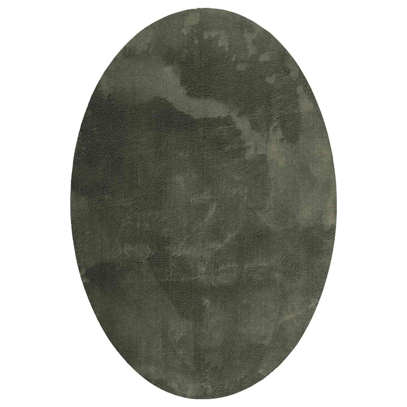 vidaXL Teppich Bereichsteppiche HUARTE Waldgrün 160 x 230 cm 100 %Polyester, Oval