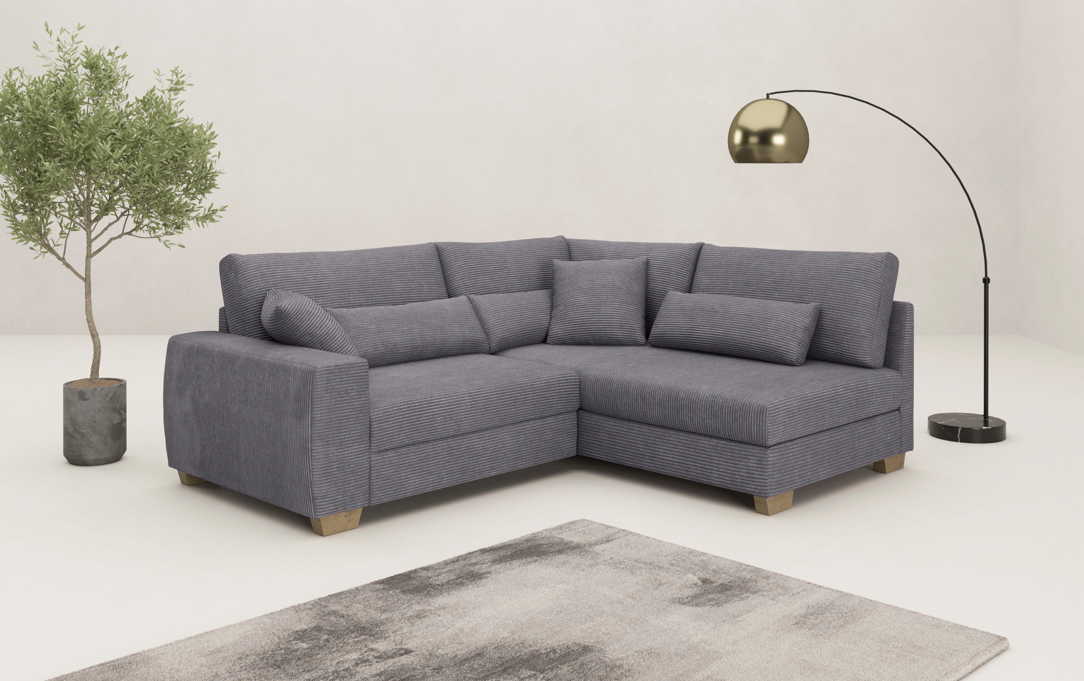 Mr. Couch Ecksofa Helena L-Form, Mit günstig online kaufen