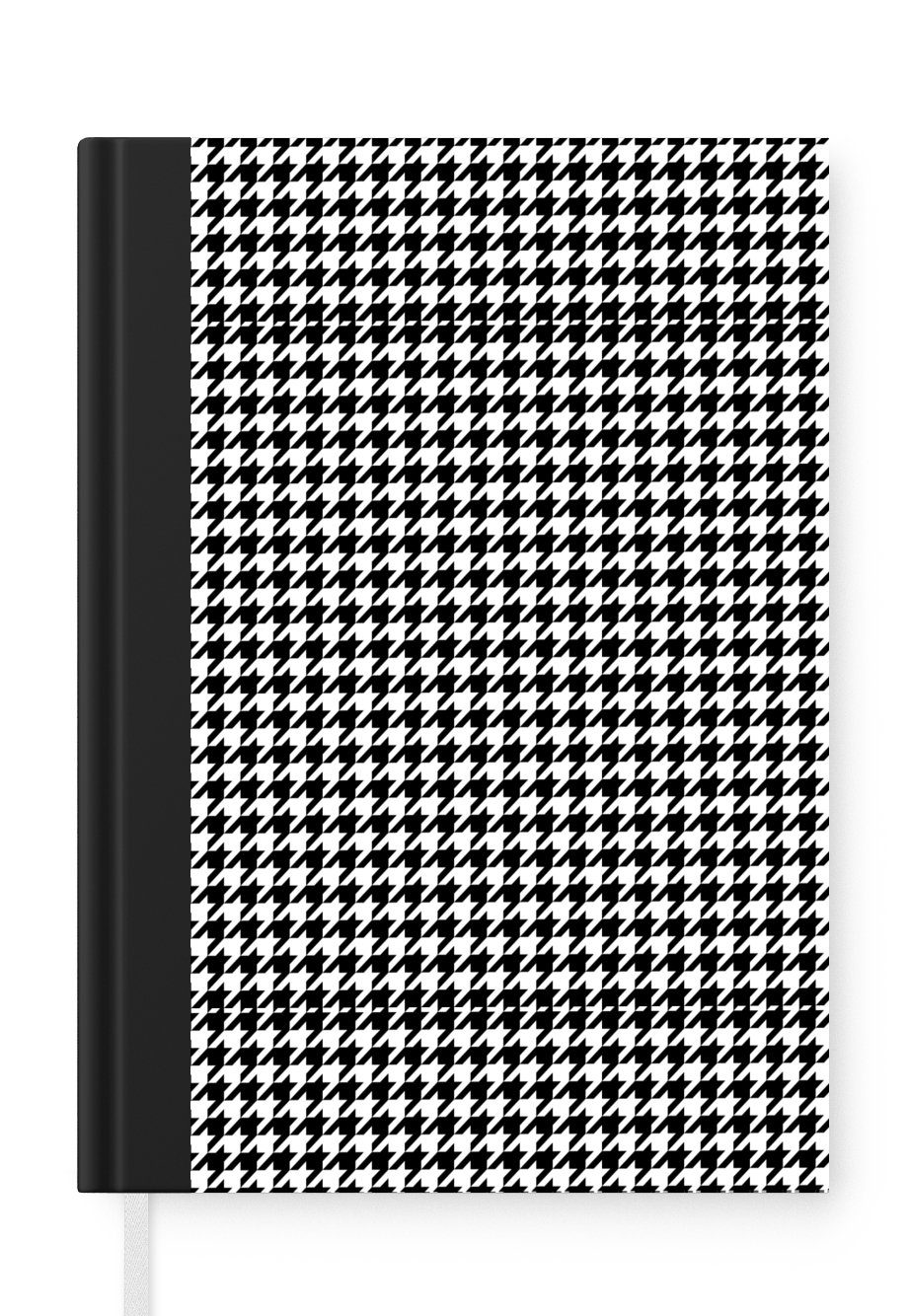 MuchoWow Notizbuch Geometrie - Muster - Abstrakt, Journal, Merkzettel, Tagebuch, Notizheft, A5, 98 Seiten, Haushaltsbuch