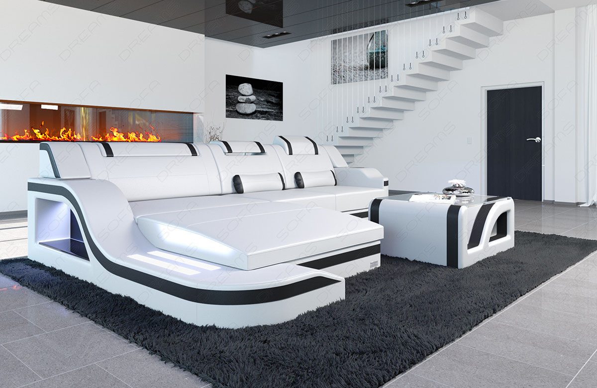 Sofa Dreams Ecksofa Ledersofa Palermo L günstig online kaufen