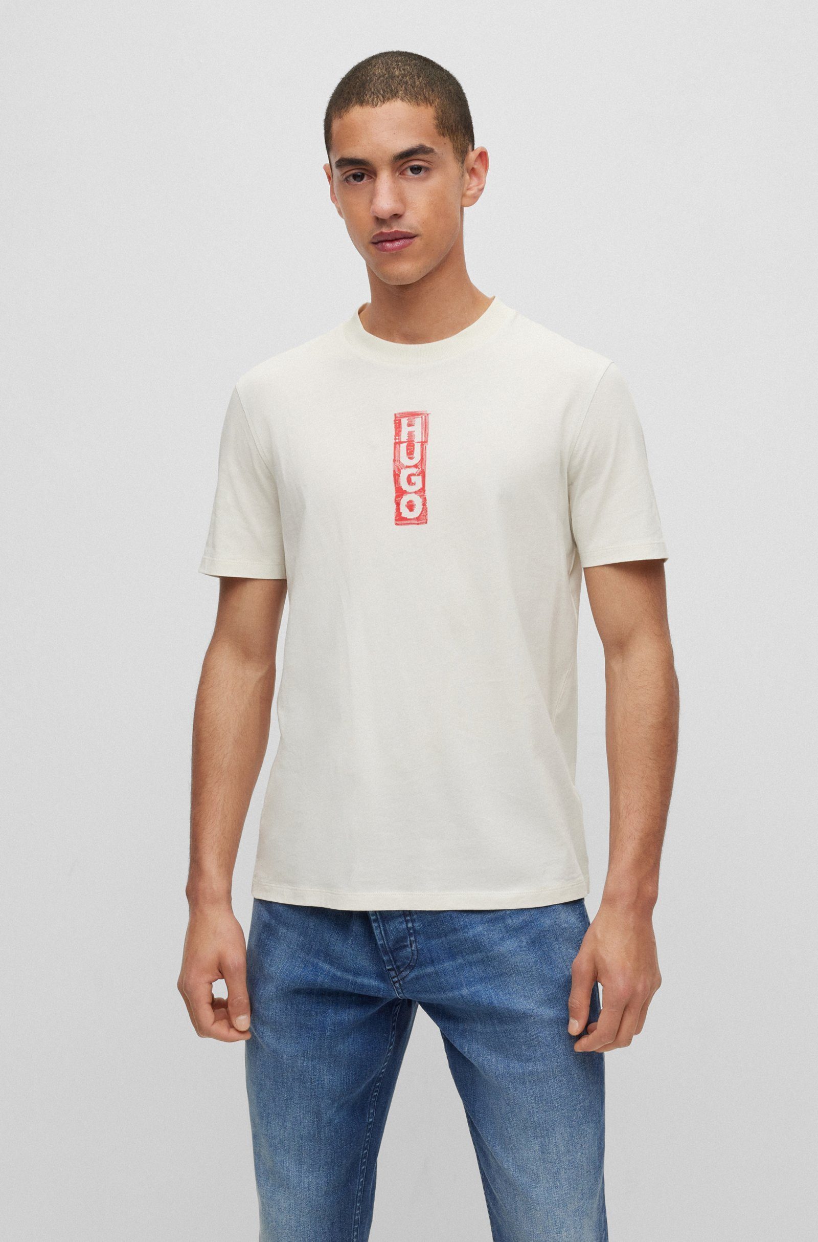 (1-tlg) T-Shirt Grün (333) Dalbula HUGO