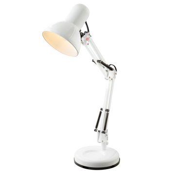 etc-shop Schreibtischlampe, Leuchtmittel inklusive, Warmweiß, Tisch Lampe Schlaf Gäste Zimmer Leuchte beweglicher Spot
