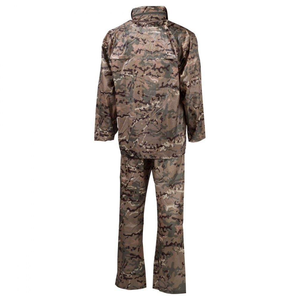 MFH Regenmantel Regenanzug, Polyester, operation-camo - XXL mit Kapuze