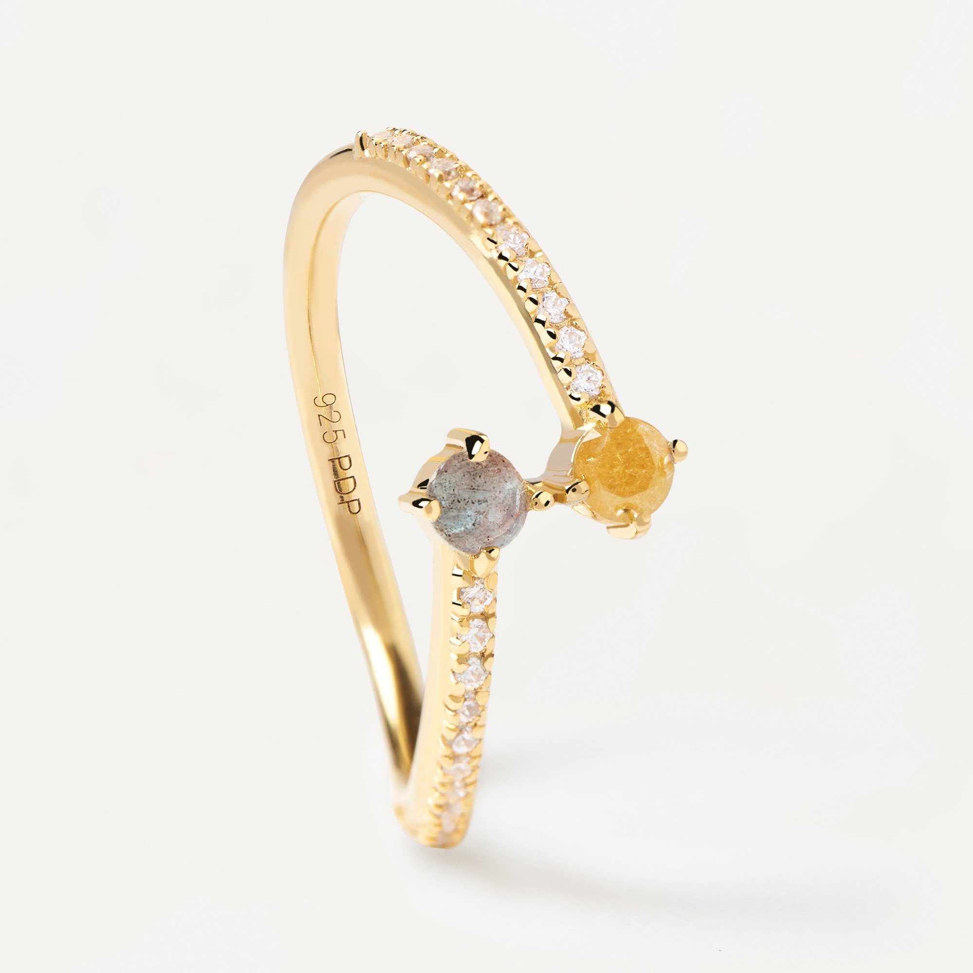 P D Paola Fingerring 925er Sterlingsilber