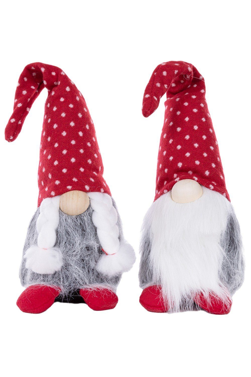 Wohnando Dekofigur Weihnachtswichtel Mann und Frau günstig online kaufen