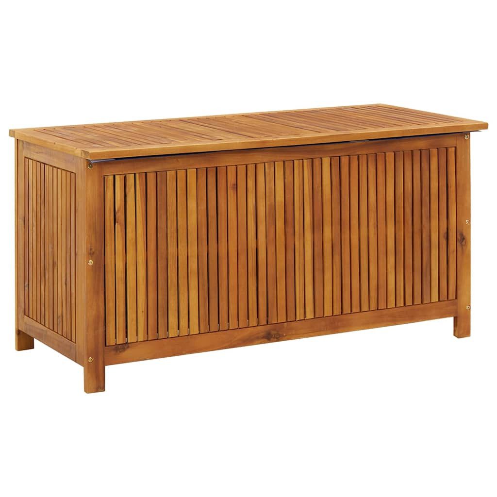vidaXL Gartenbox Garten-Aufbewahrungsbox 113x50x58 cm Massivholz
