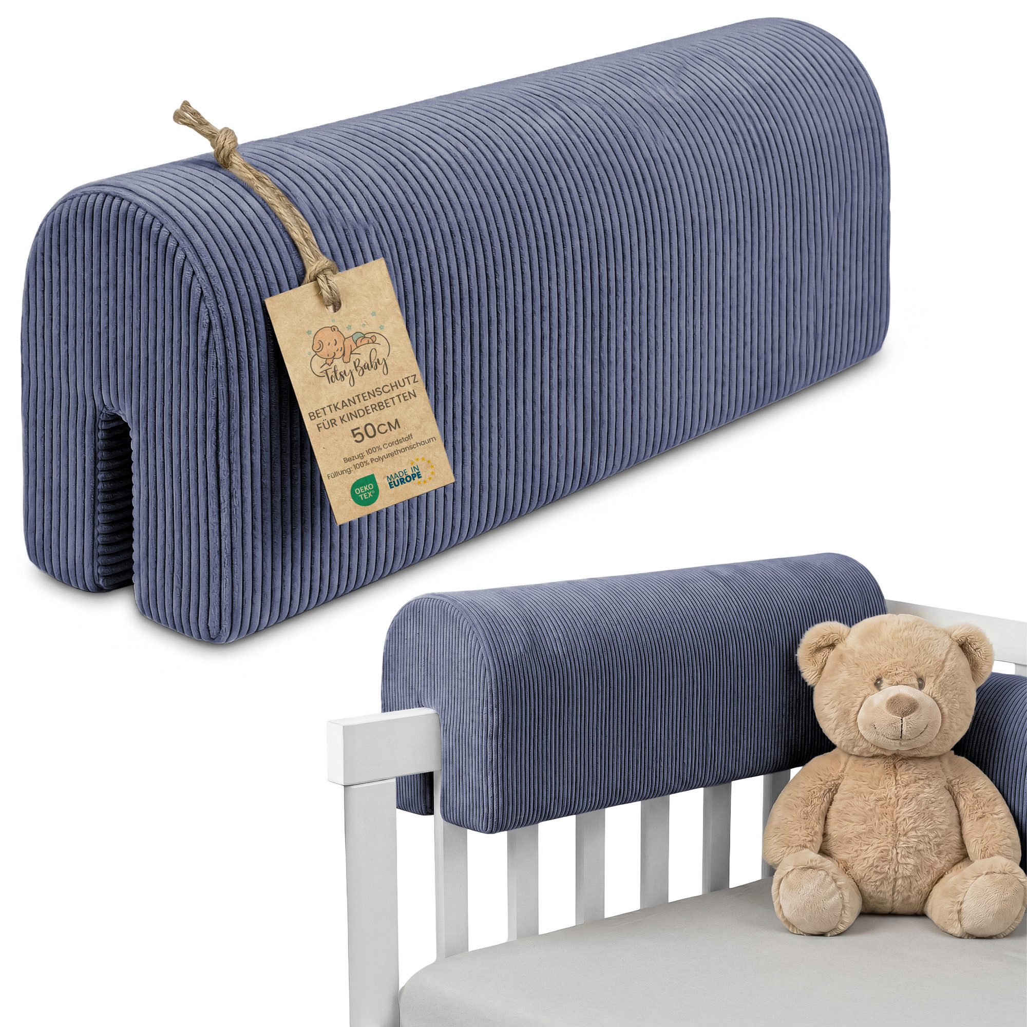 Totsy Baby Bettschutzgitter Bettkantenschutz Kinderbetten - Schutz Bettrahmen
