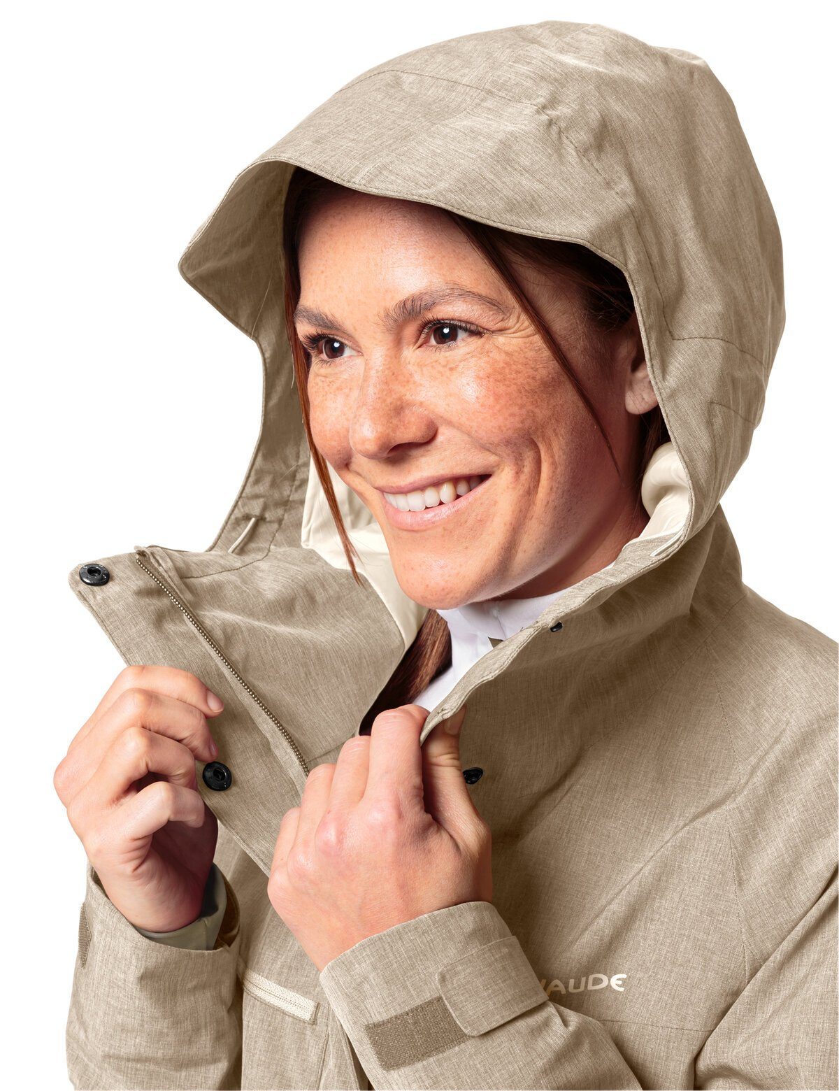 VAUDE Outdoorjacke Women's kompensiert Jacket Klimaneutral (1-St) Rain Yaras Warm linen