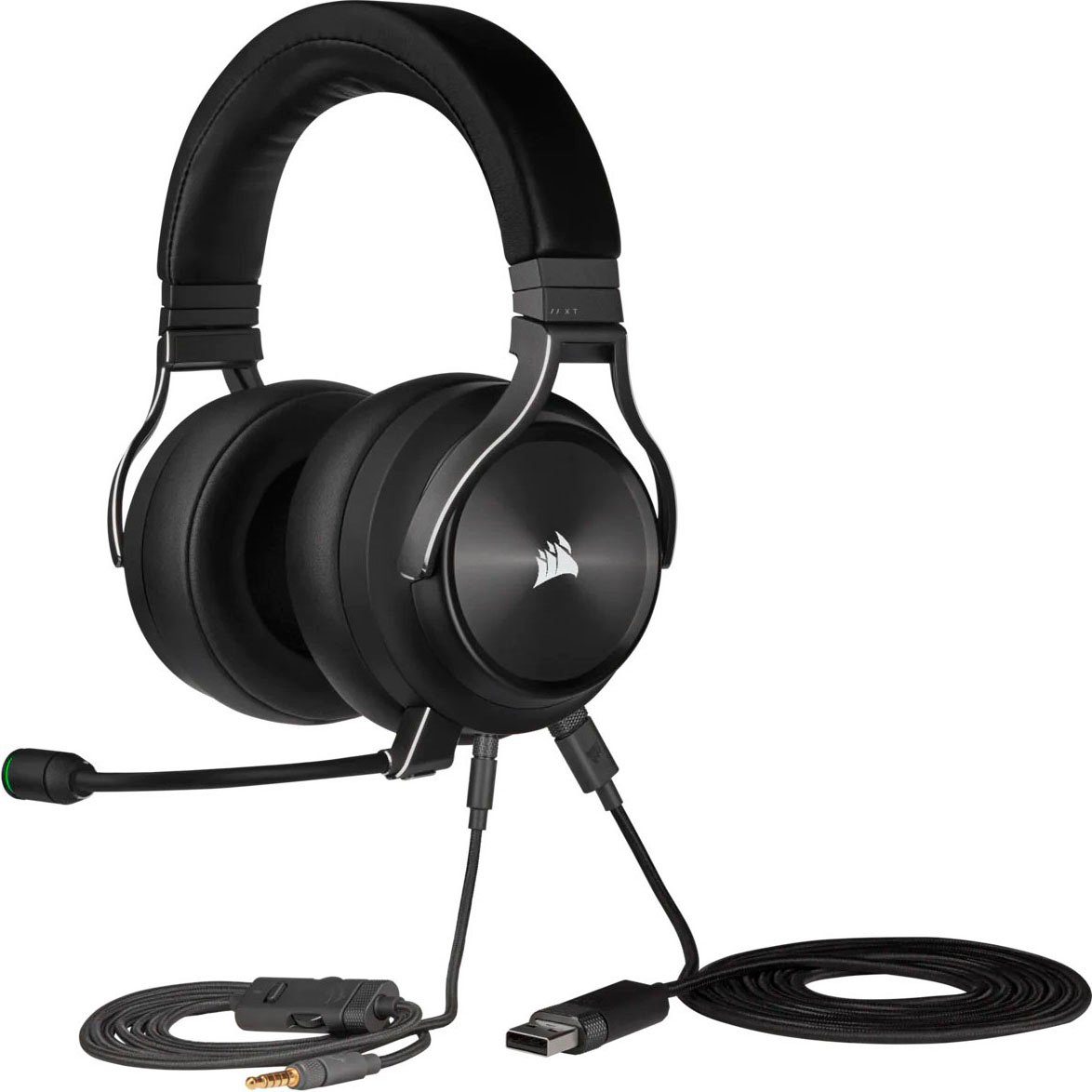 Corsair VIRTUOSO RGB WIRELESS (WiFi) abnehmbar, Bluetooth, WLAN XT Gaming-Headset (Mikrofon