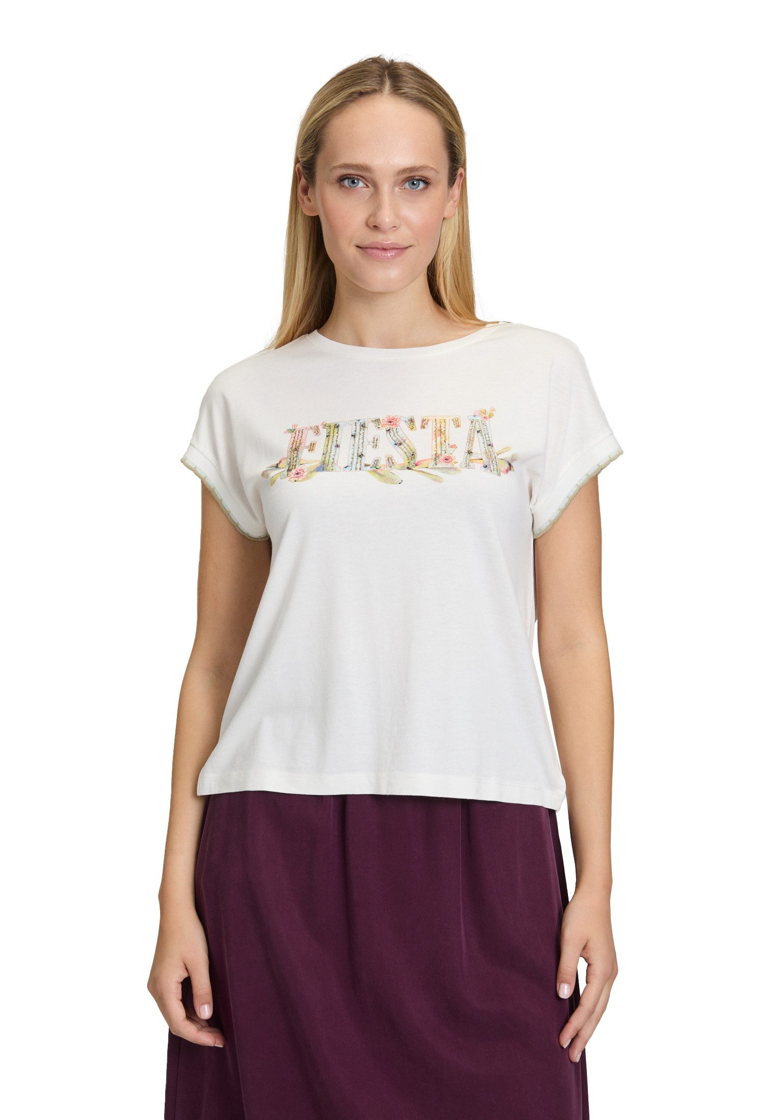 Cartoon Kurzarmshirt Cartoon Casual-Shirt mit Rundhalsausschnitt günstig online kaufen