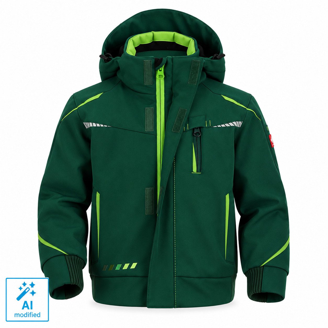 Engelbert Strauss Funktionsjacke Kinder Winterjacke gefütterte Softshelljacke winddicht wasserabweisend wasserabweisend, winddicht und atmungsaktiv