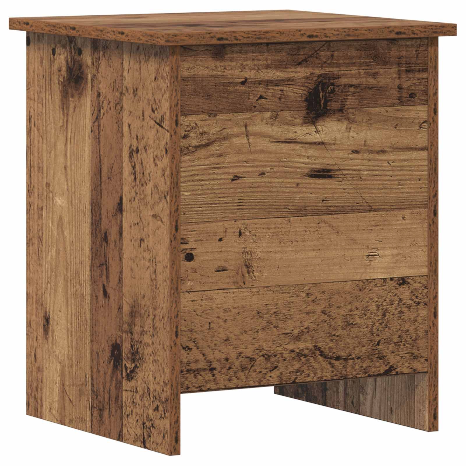 vidaXL Aufbewahrungsbox Aufbewahrungstruhe Altholz 40 x 40 x 50 cm Holzwerkstoff (1 St)