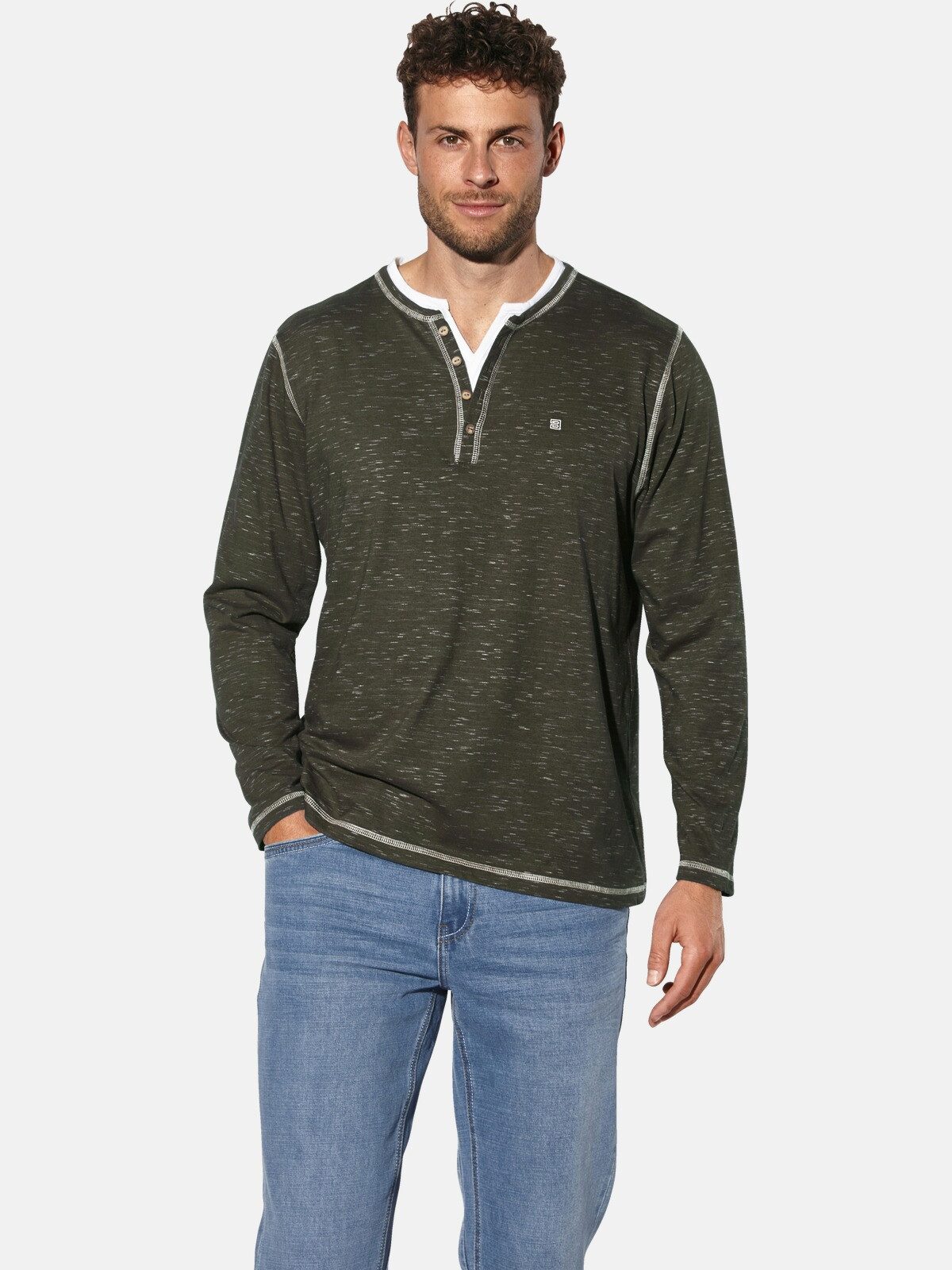 Babista Langarmshirt GIVIRA in melierter Optik günstig online kaufen